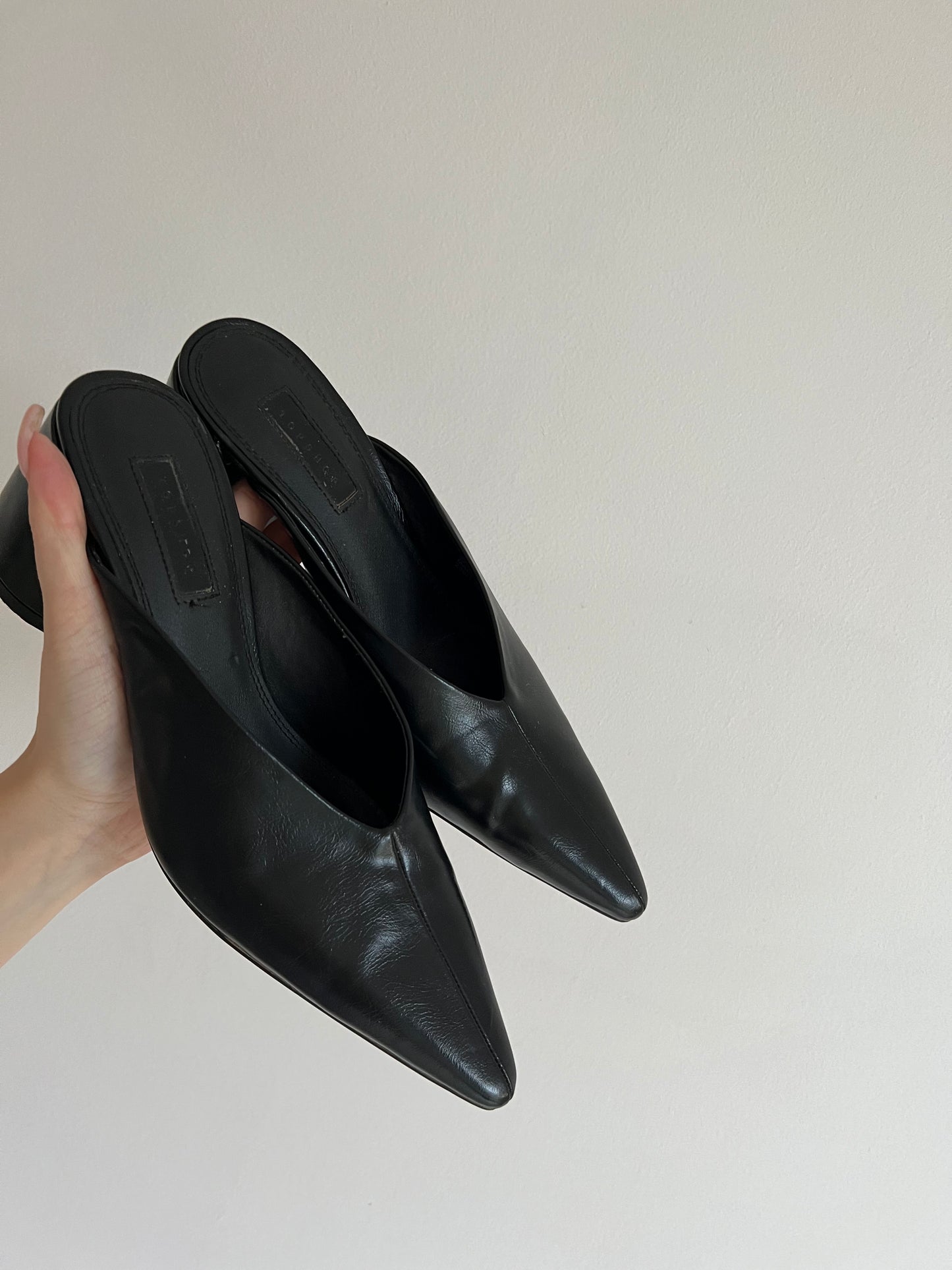 Pointed shoes