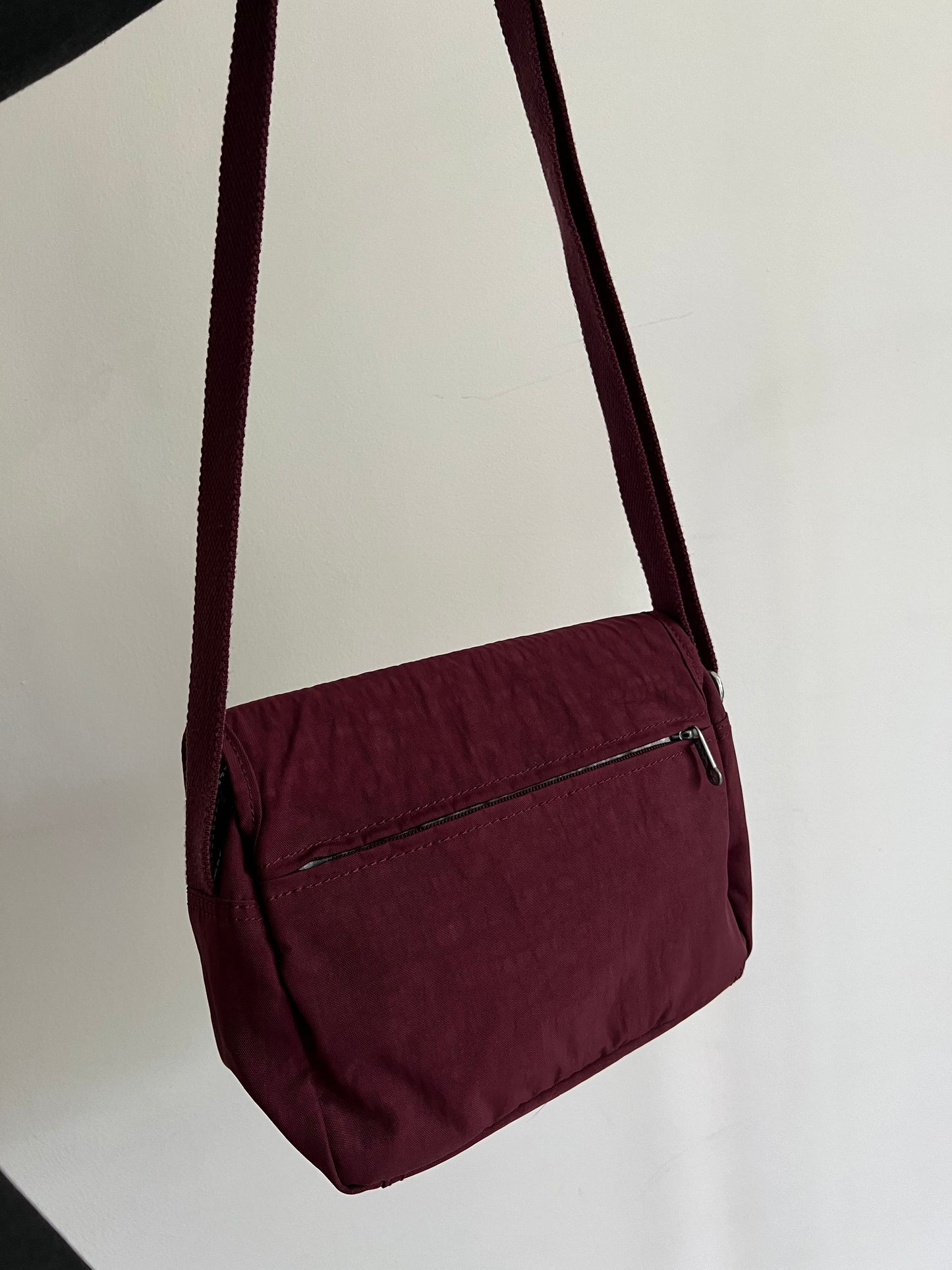 Bordowo fioletowa torba