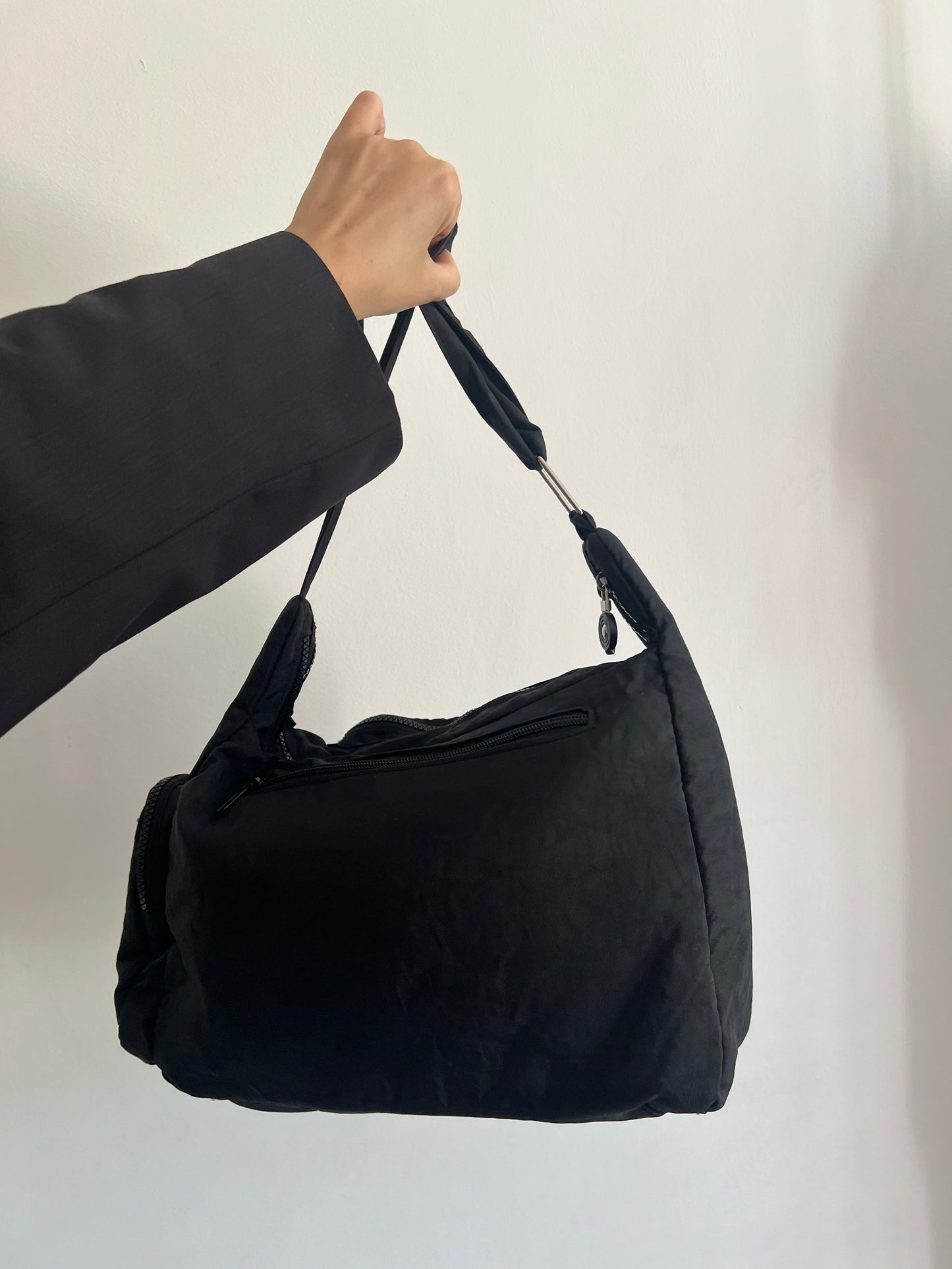 Black fabric bag