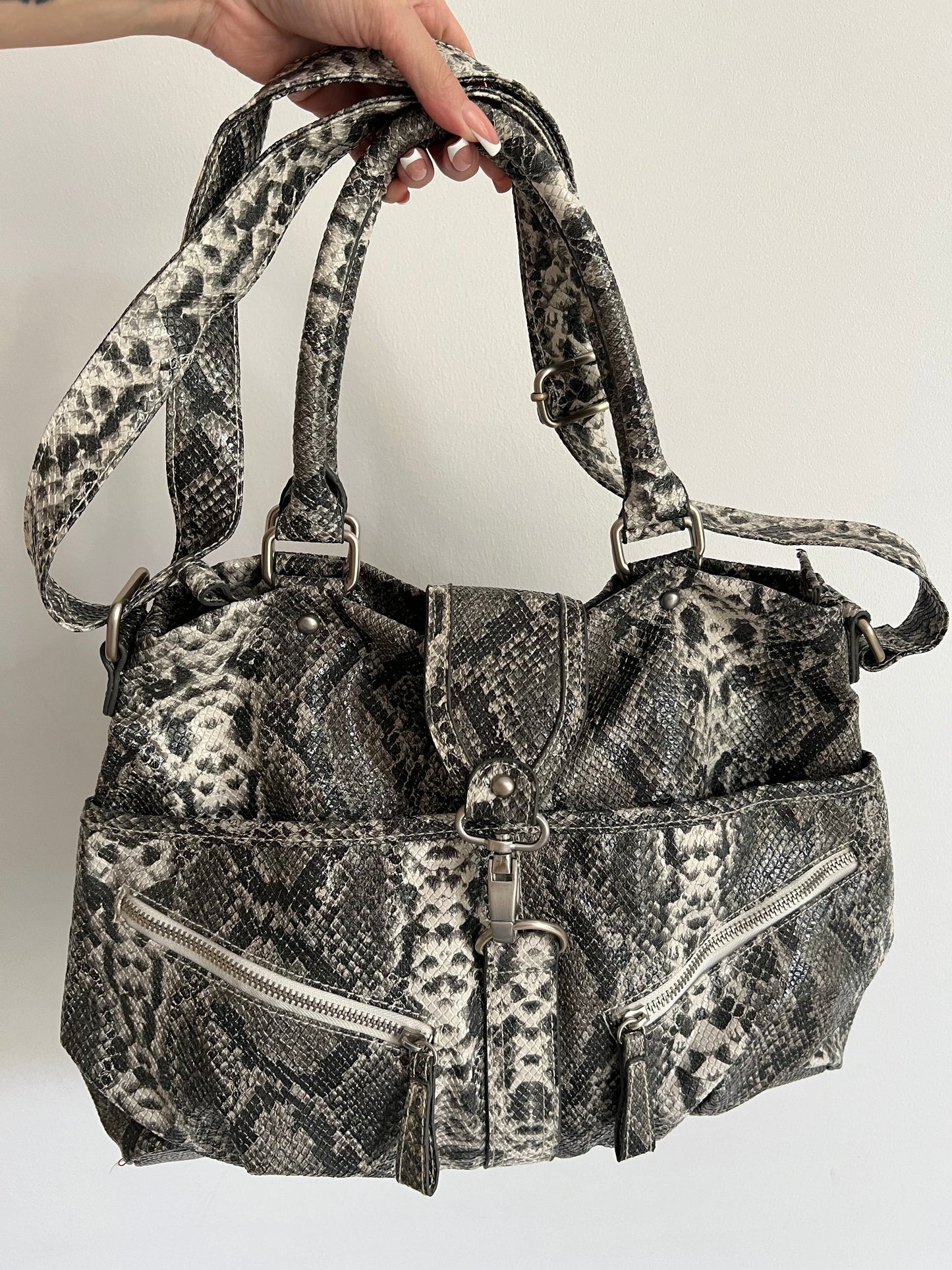 Snake pattern bag