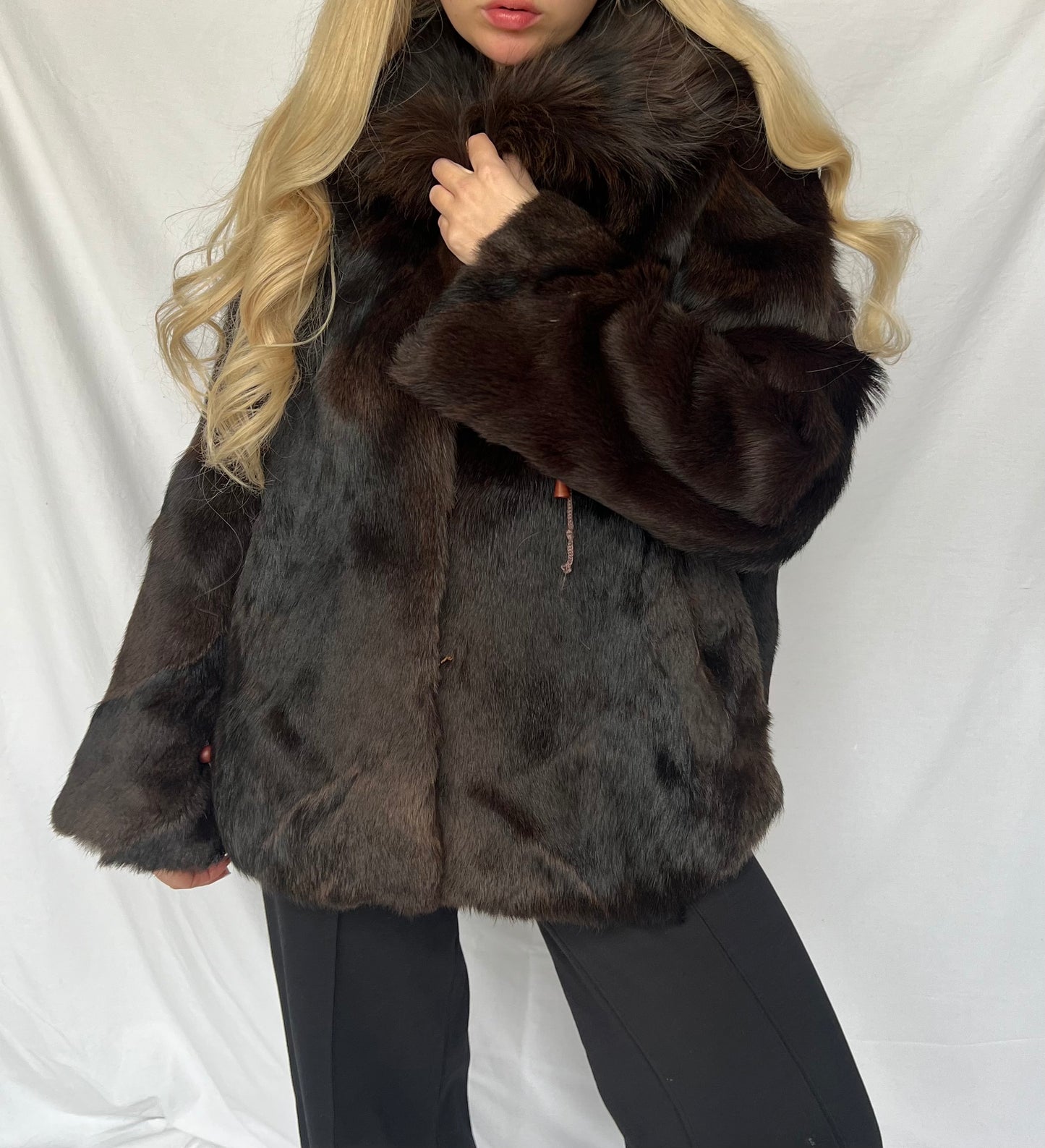 Natural brown fur