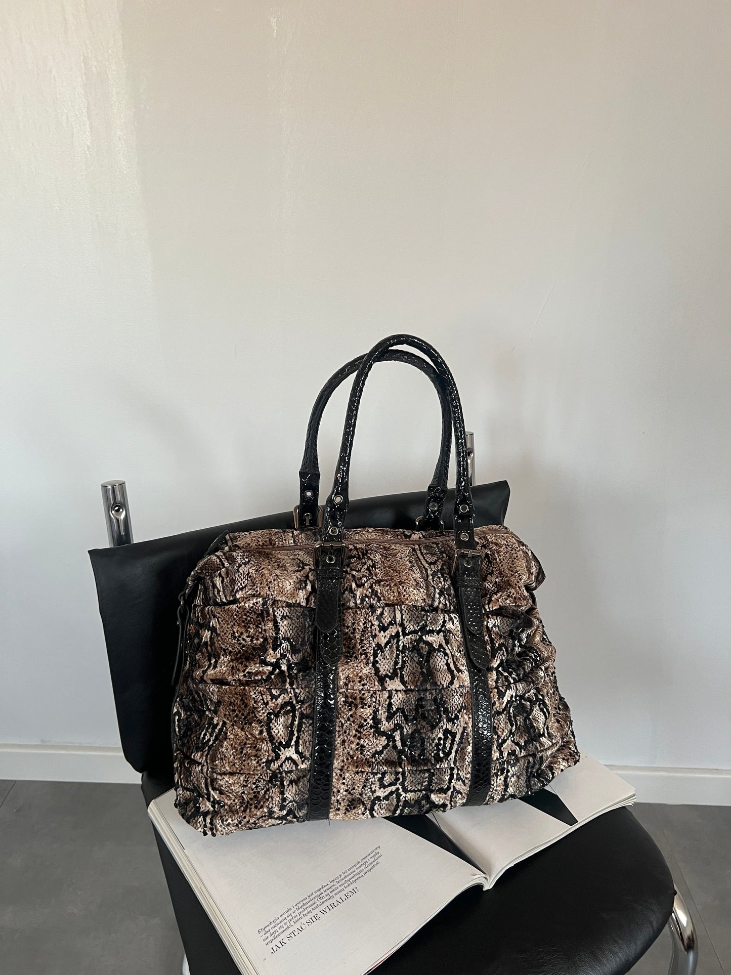 Snake pattern bag