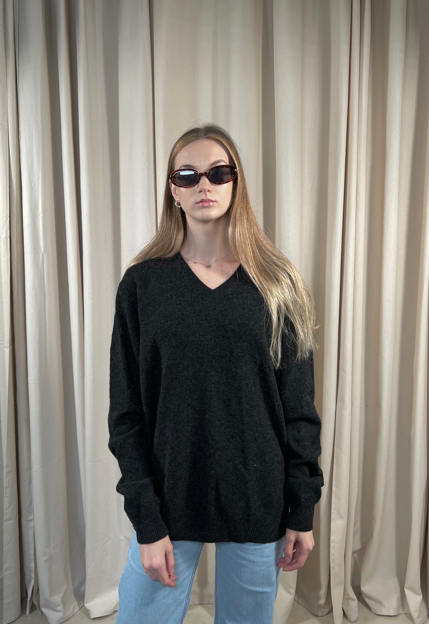 100% wool sweater