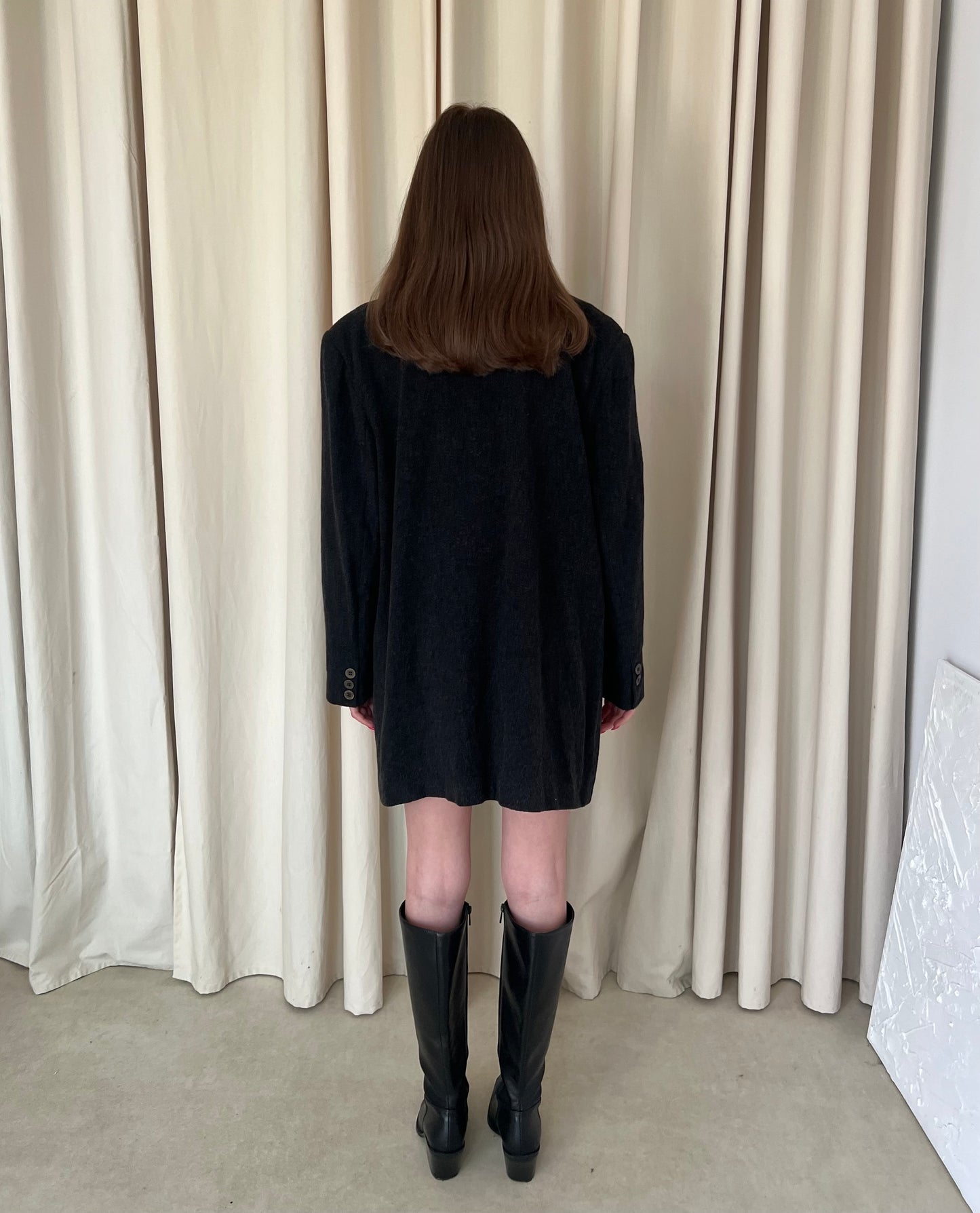 Gray wool jacket