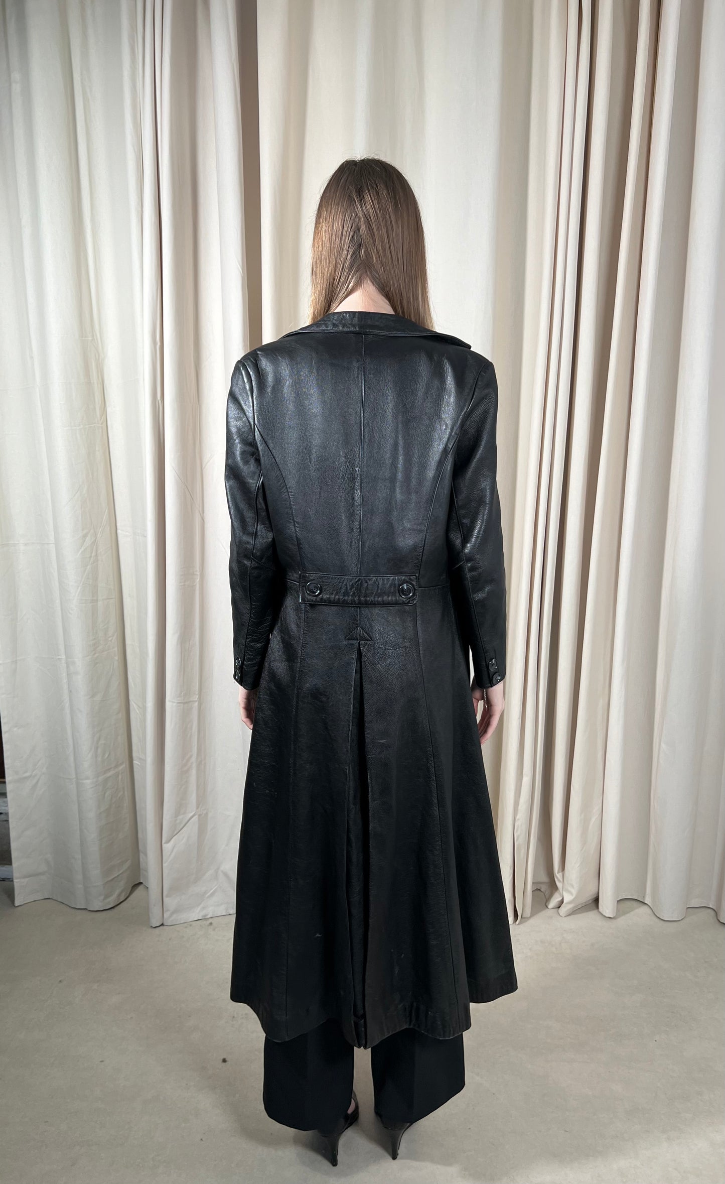 MATRIX natural leather coat
