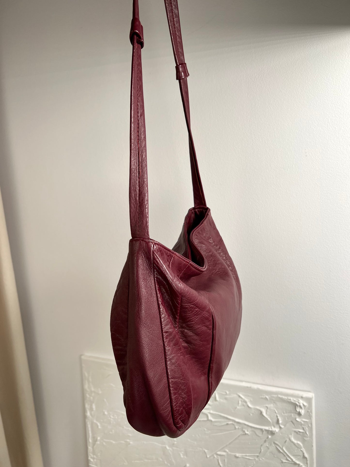 Burgundy bag