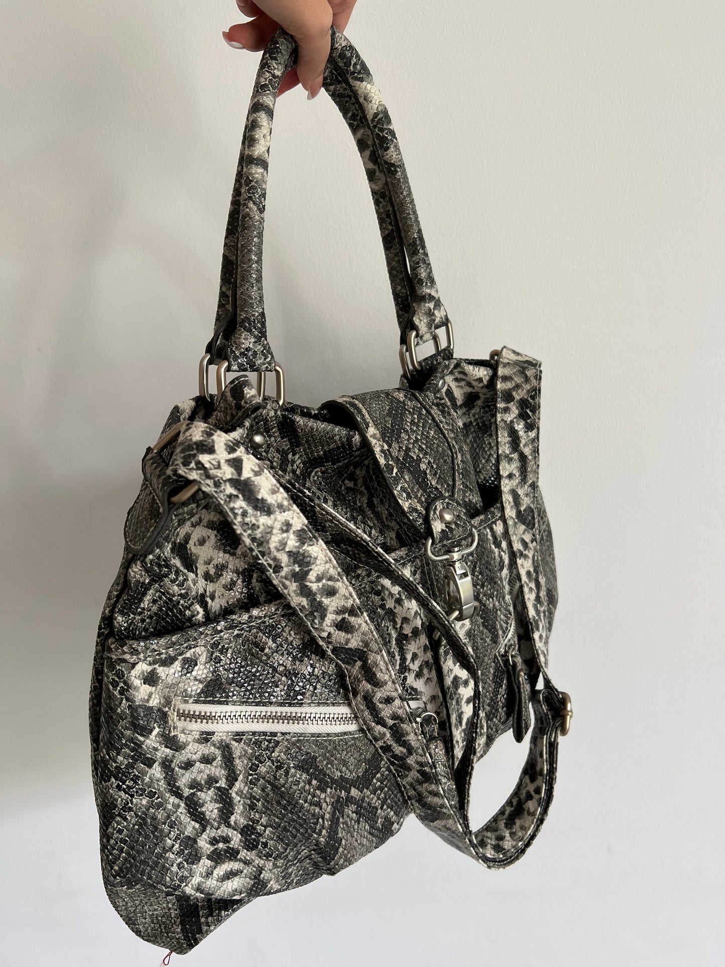 Snake pattern bag