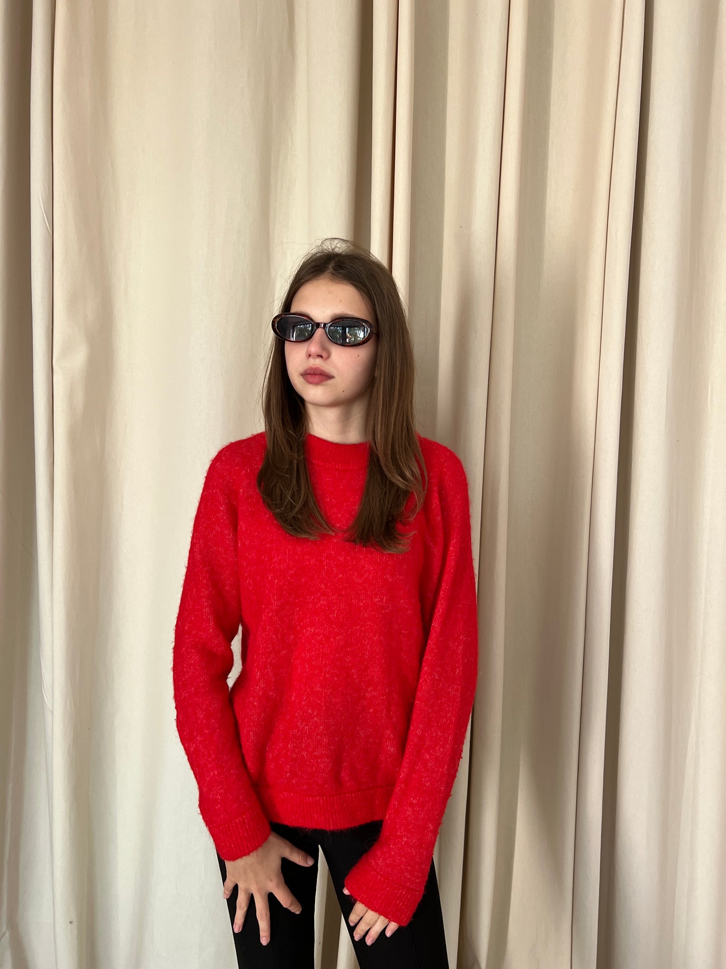 Wool and alpaca sweater