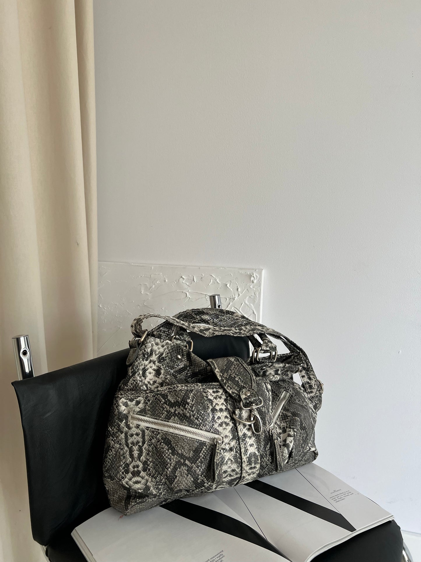 Snake pattern bag