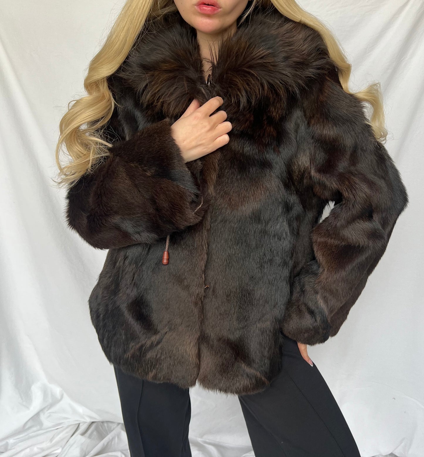 Natural brown fur