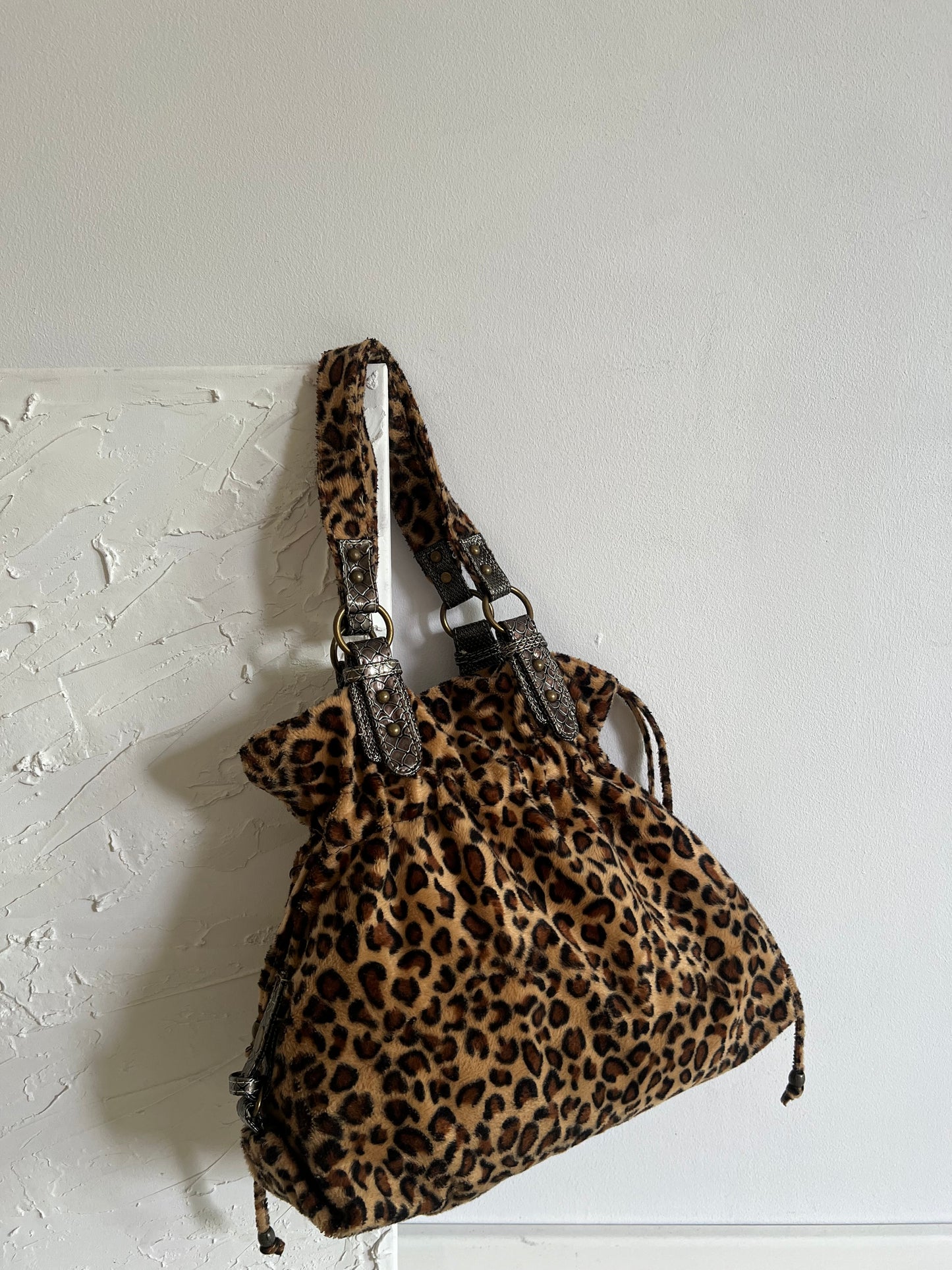 Leopard print bag