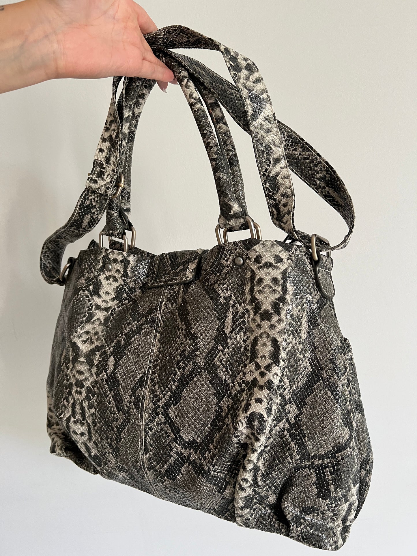 Snake pattern bag
