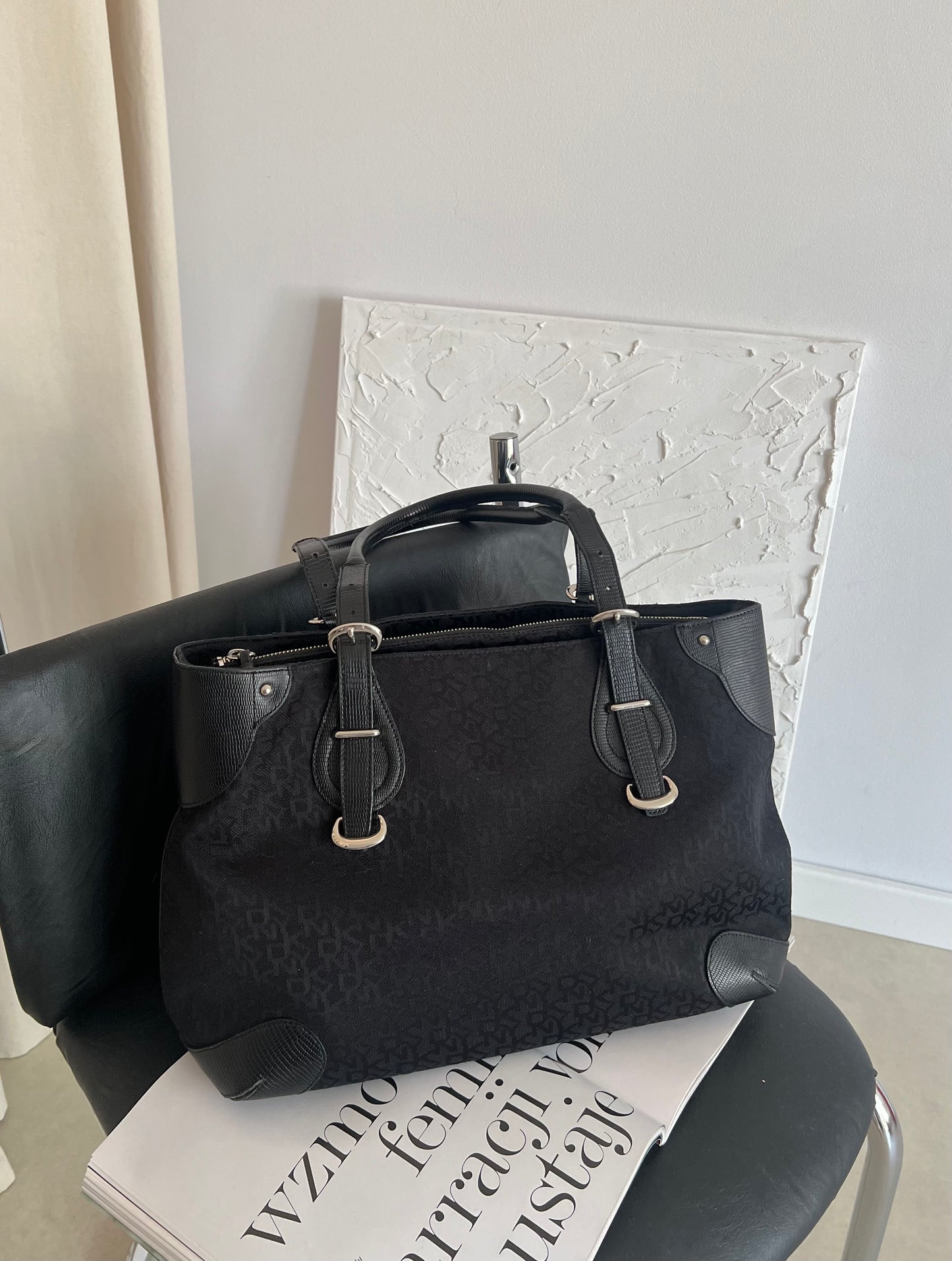Black DKNY bag