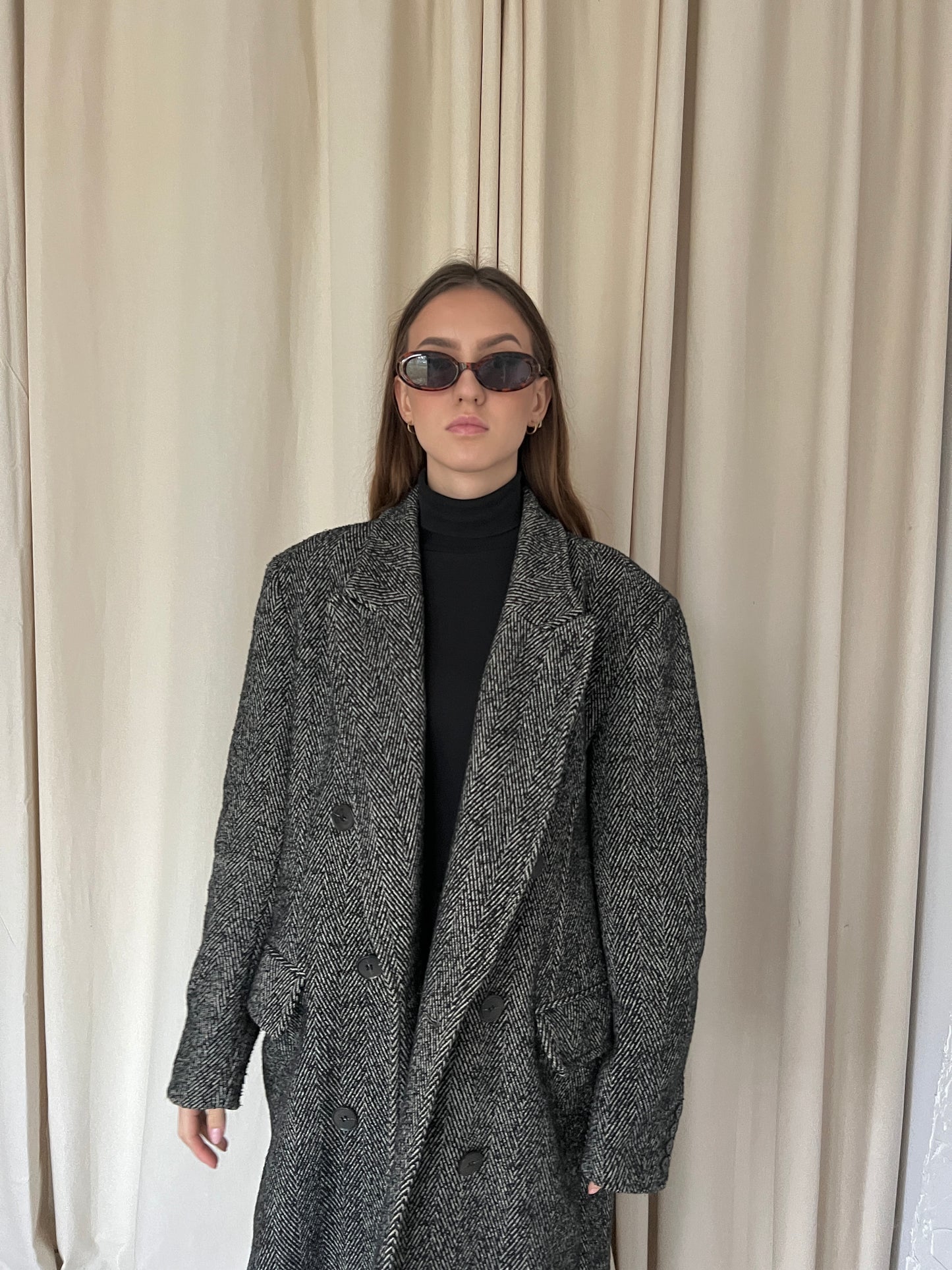 Gray coat