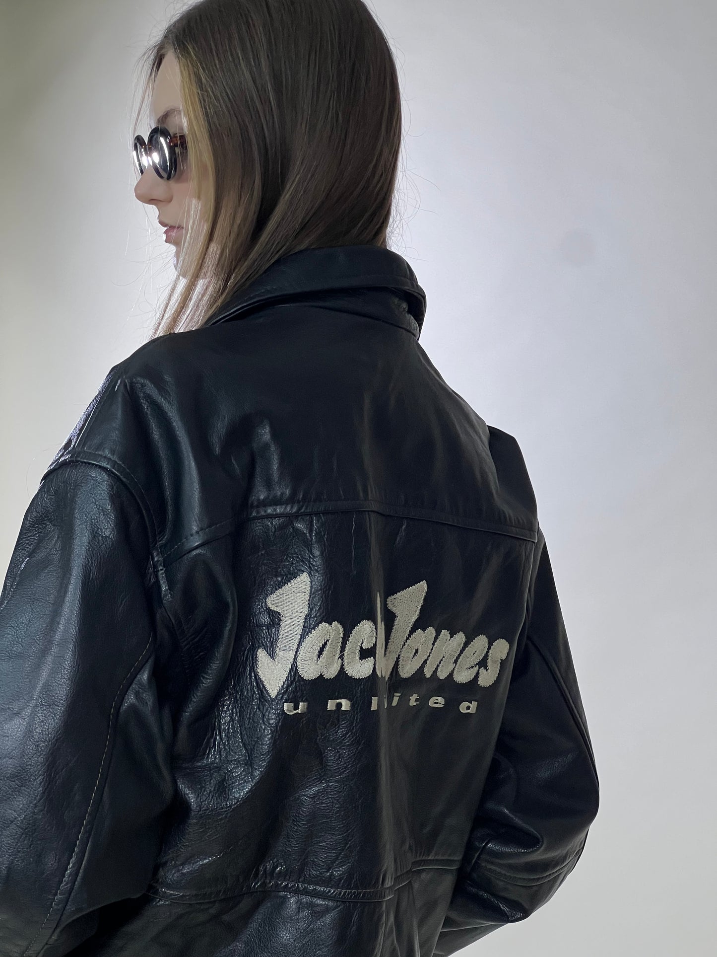 Natural leather jacket
