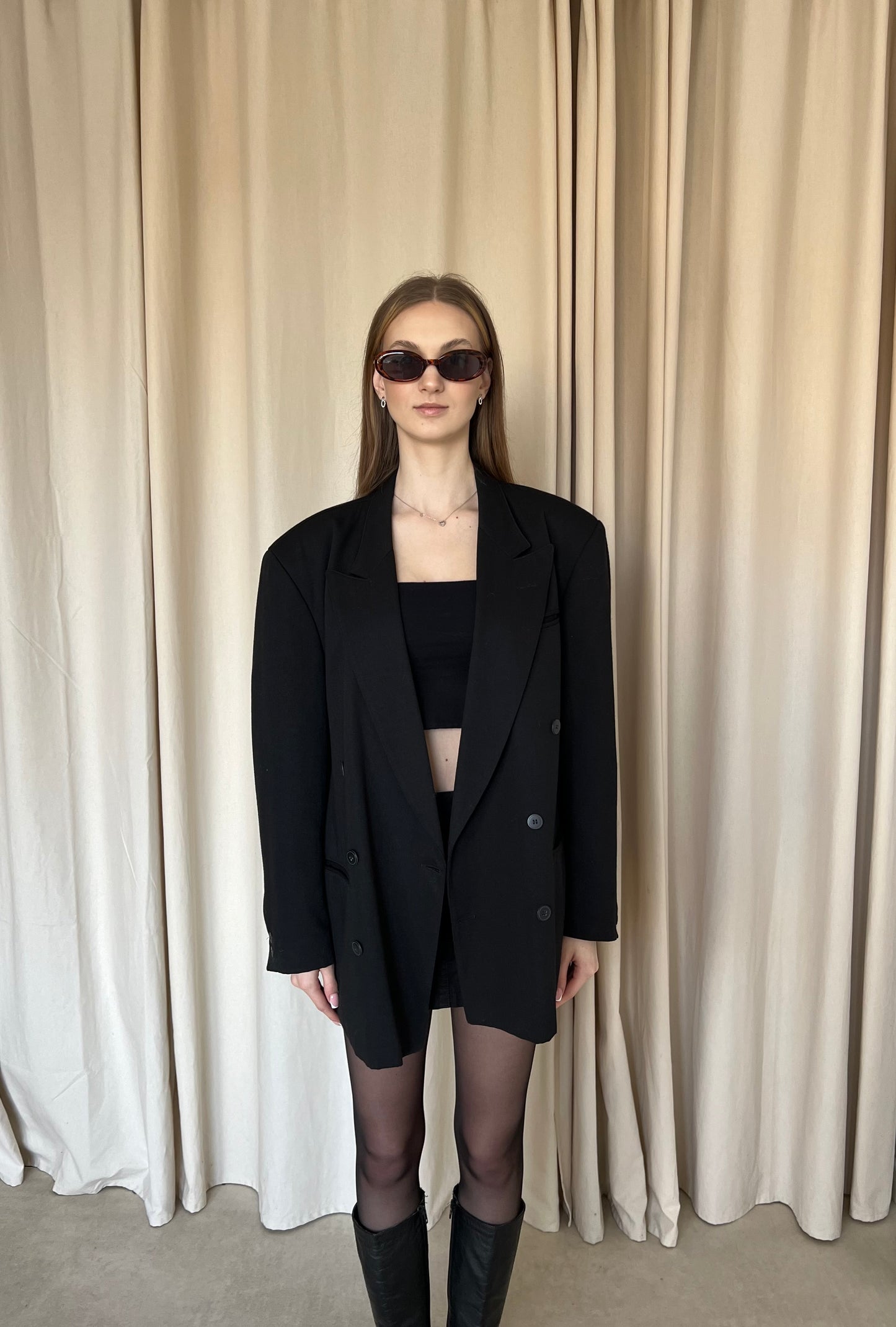 Black wool jacket