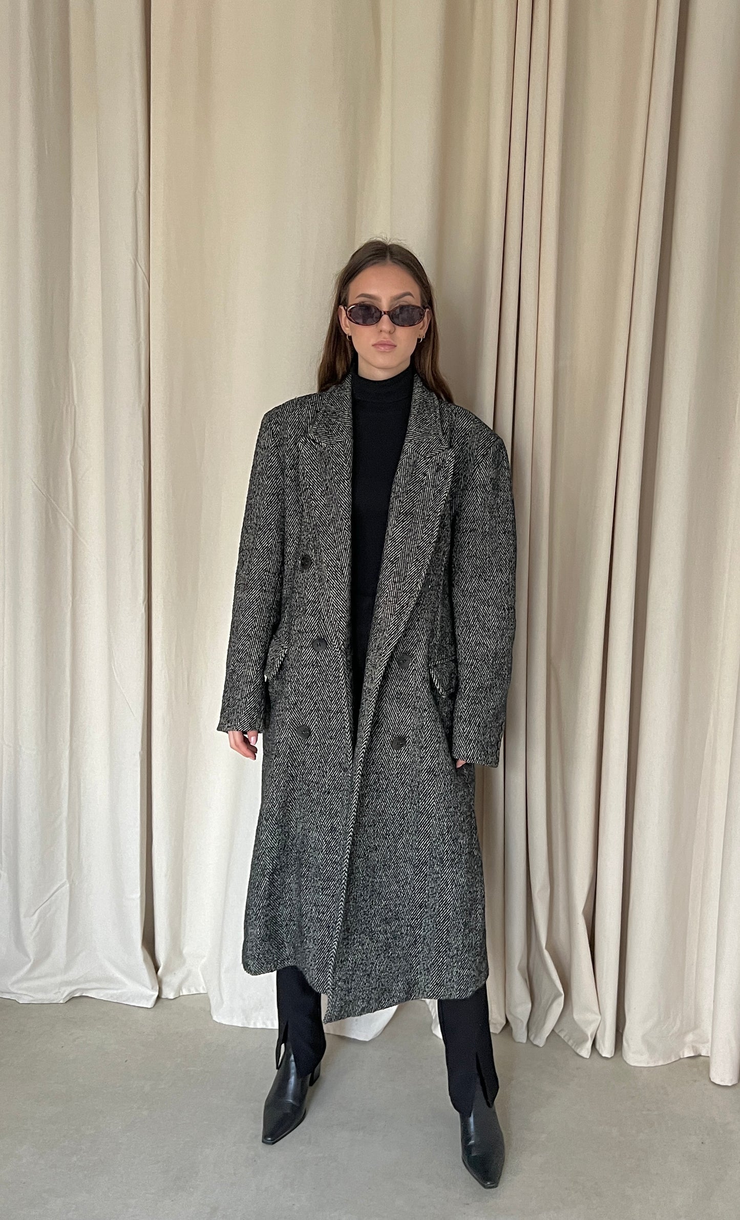 Gray coat