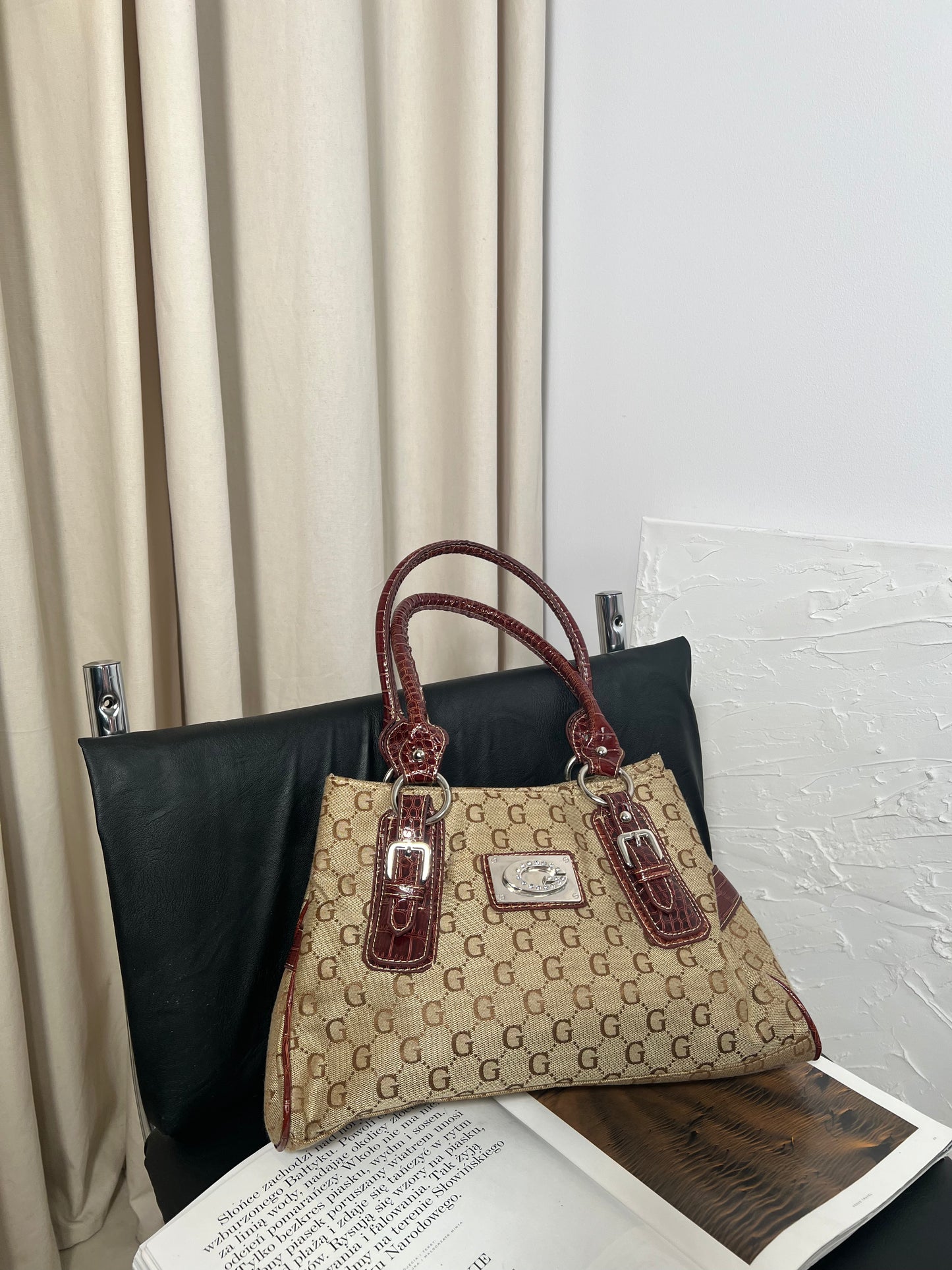 Vintage torba w logowanie