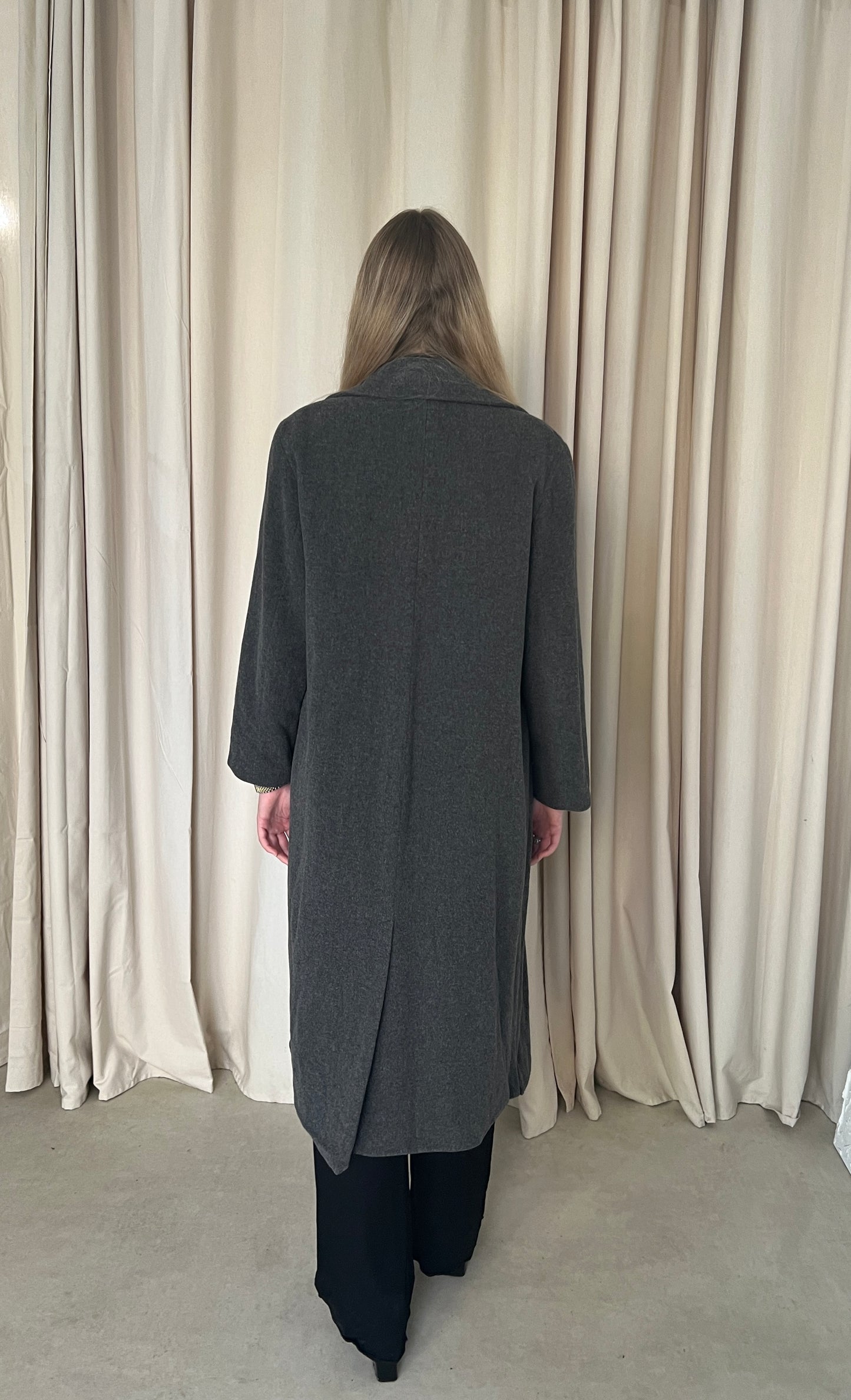 Gray coat 100% wool