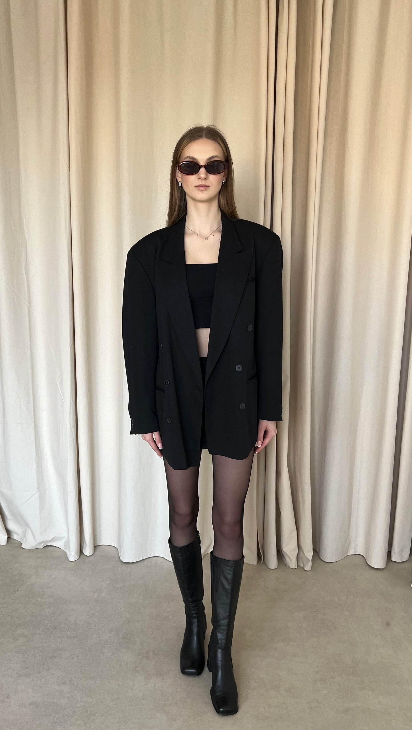 Black wool jacket