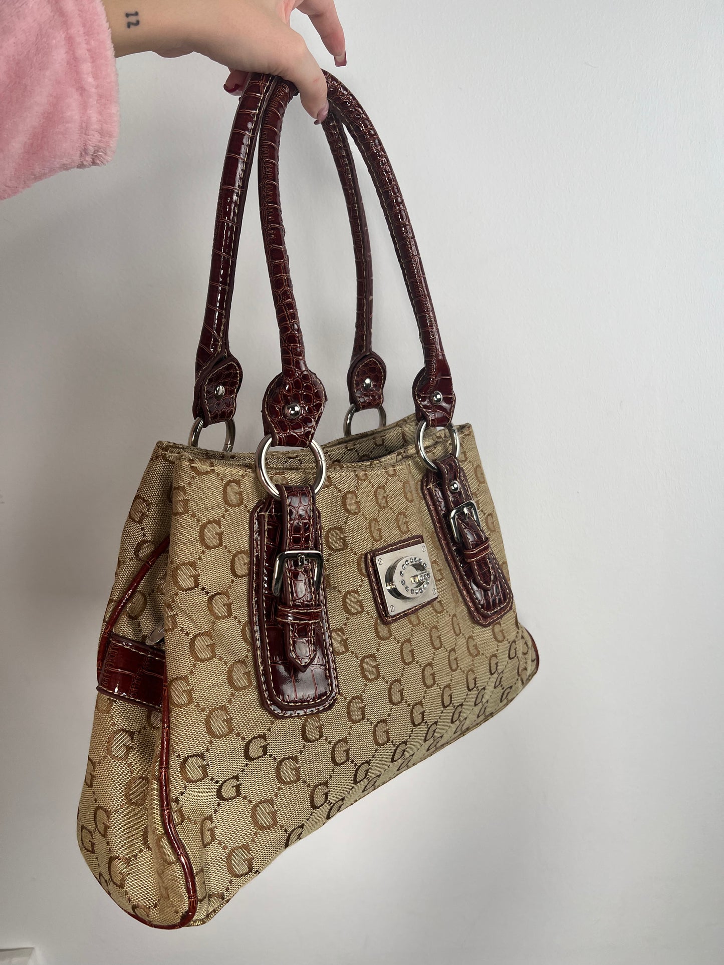 Vintage torba w logowanie