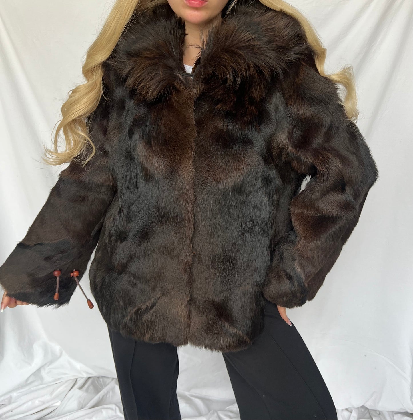 Natural brown fur
