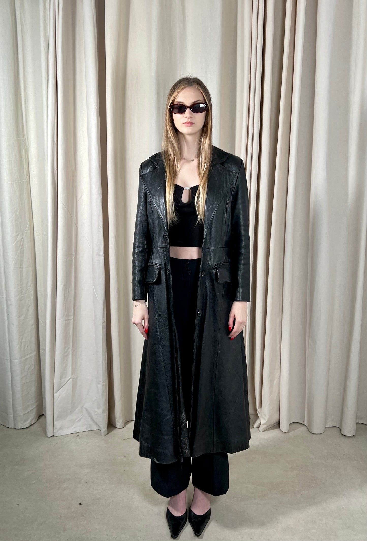 MATRIX natural leather coat