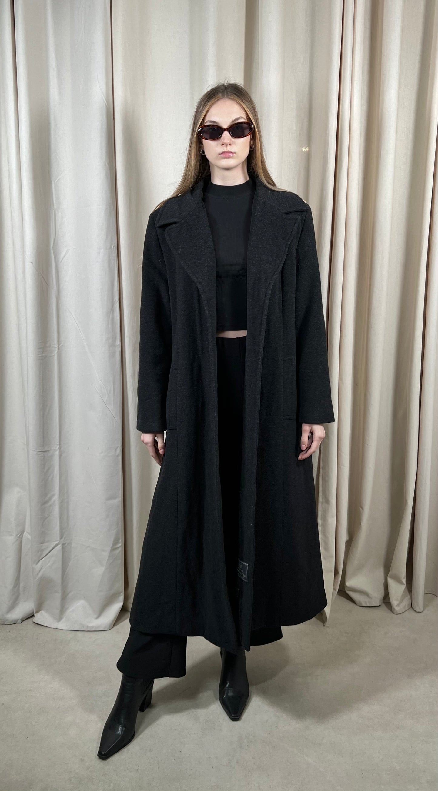 Gray coat 70% wool 10% cashmere