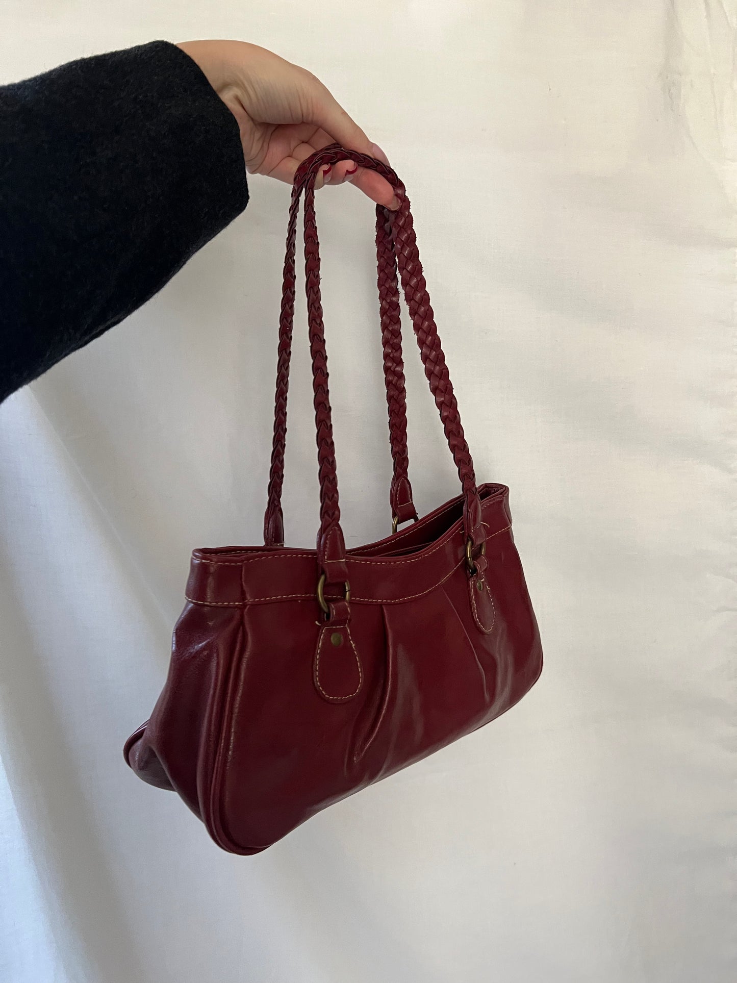 Burgundy bag