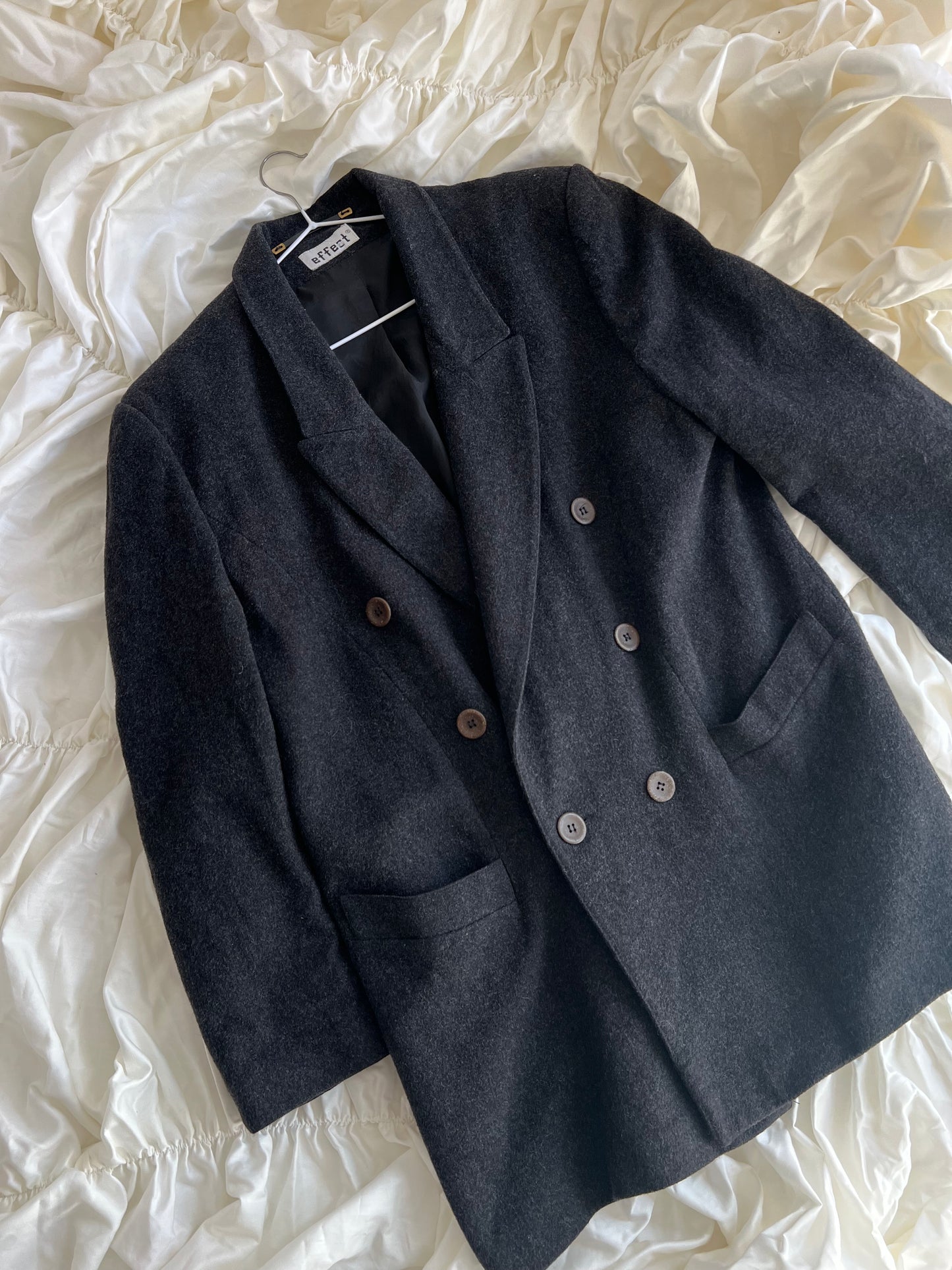 Gray wool jacket