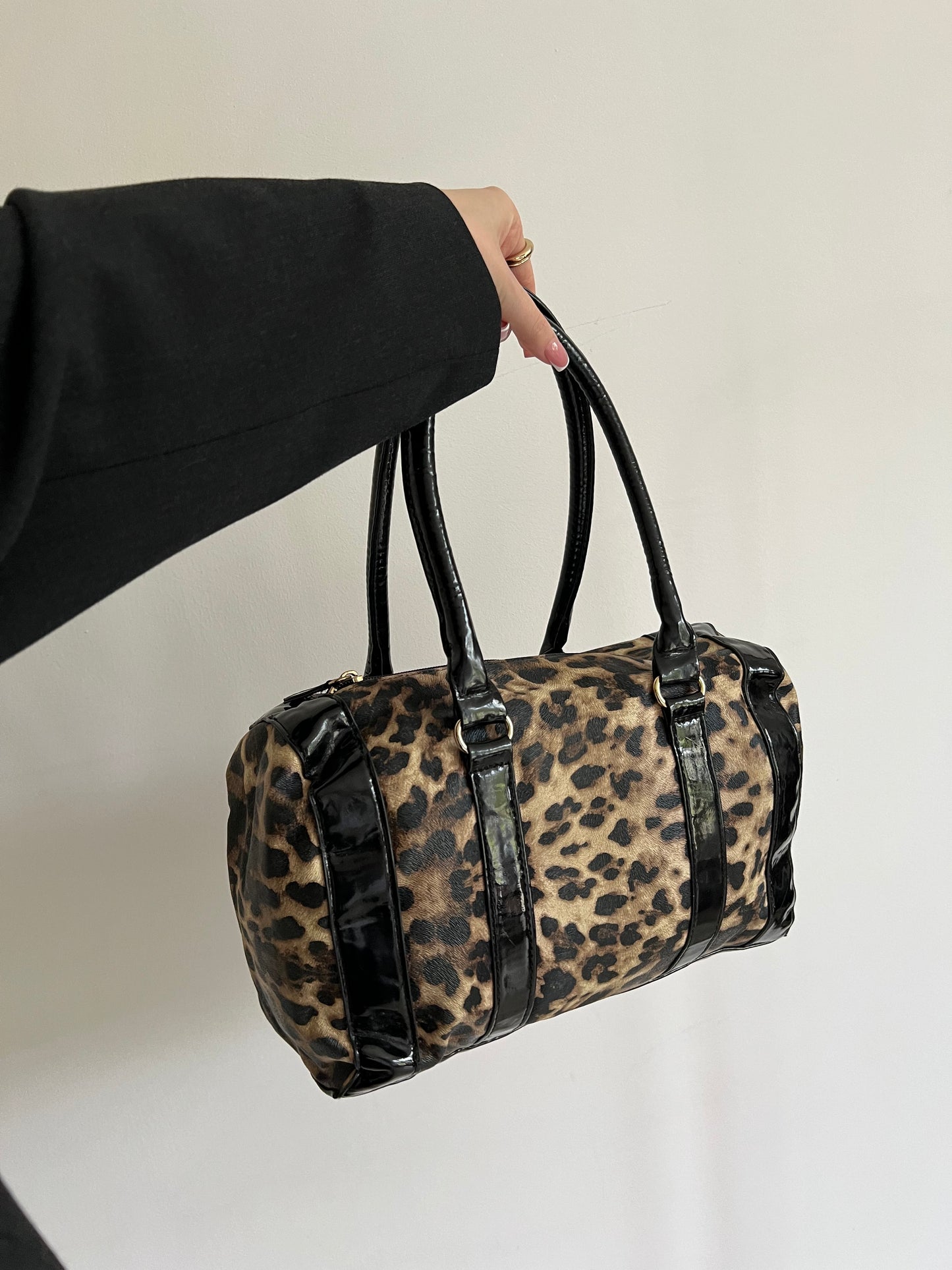 Leopard print bag