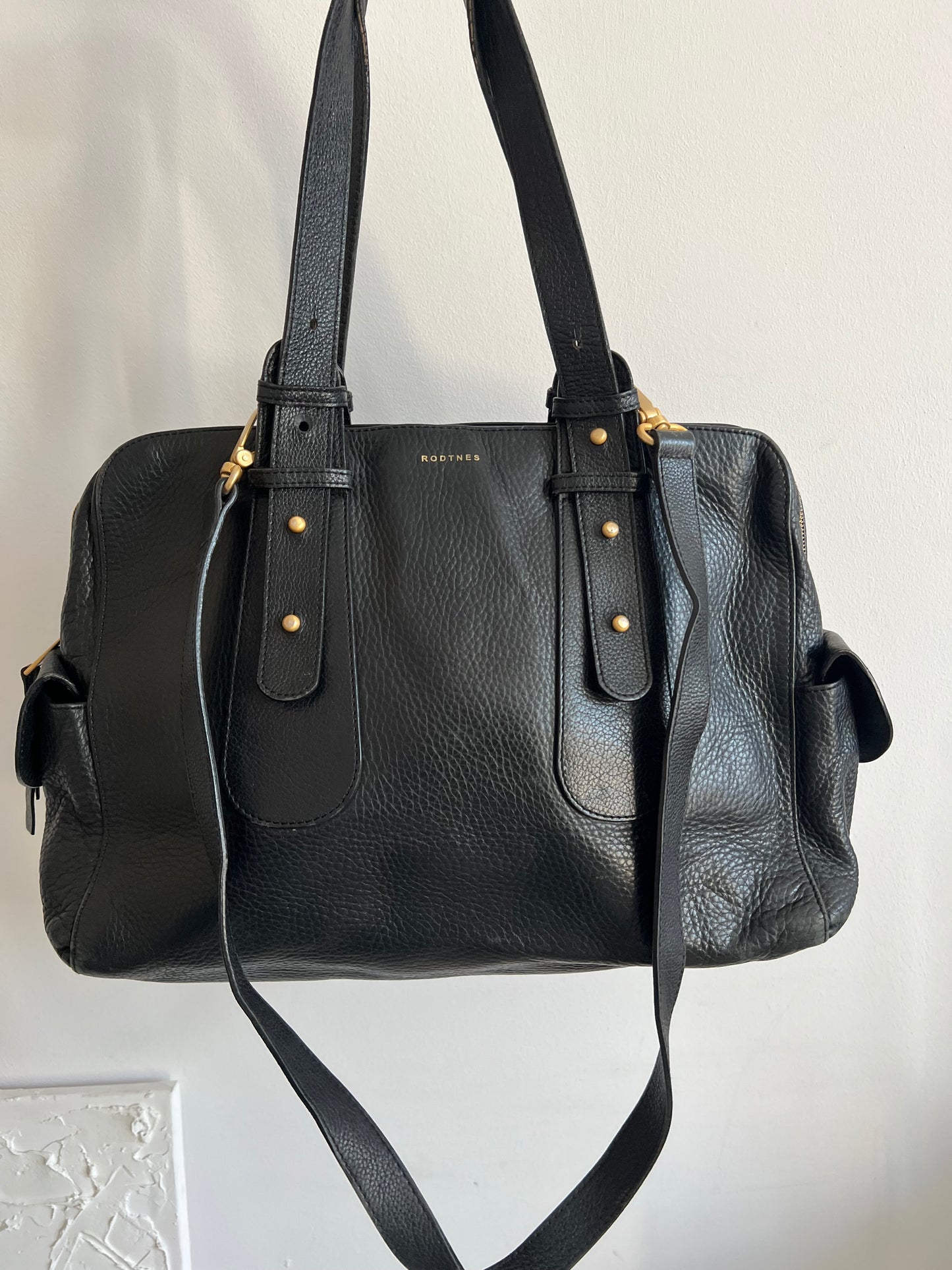 Natural leather bag