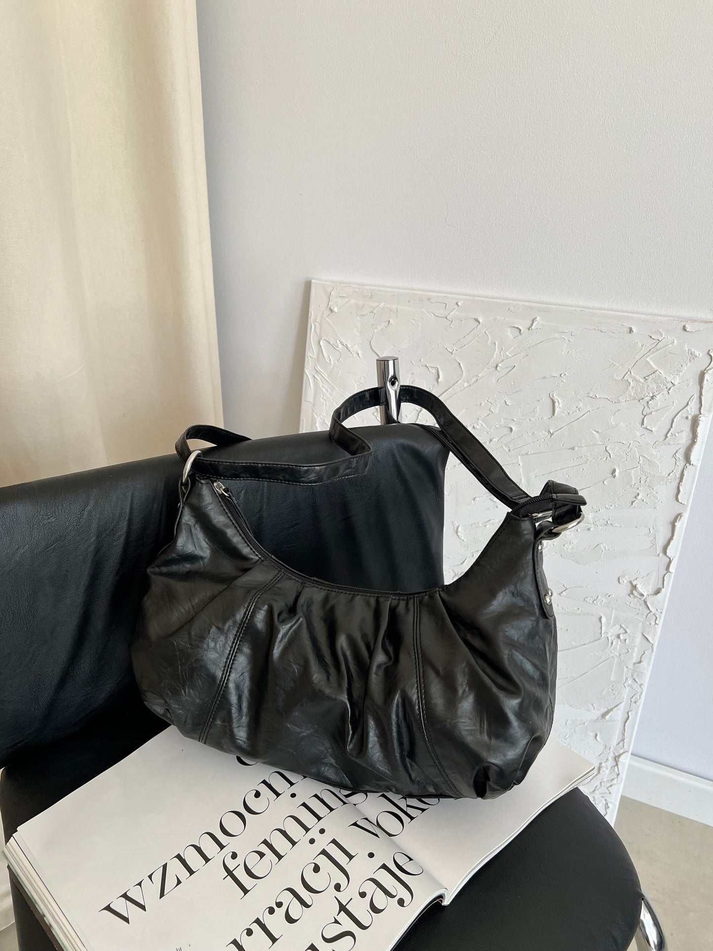 Black crossbody bag