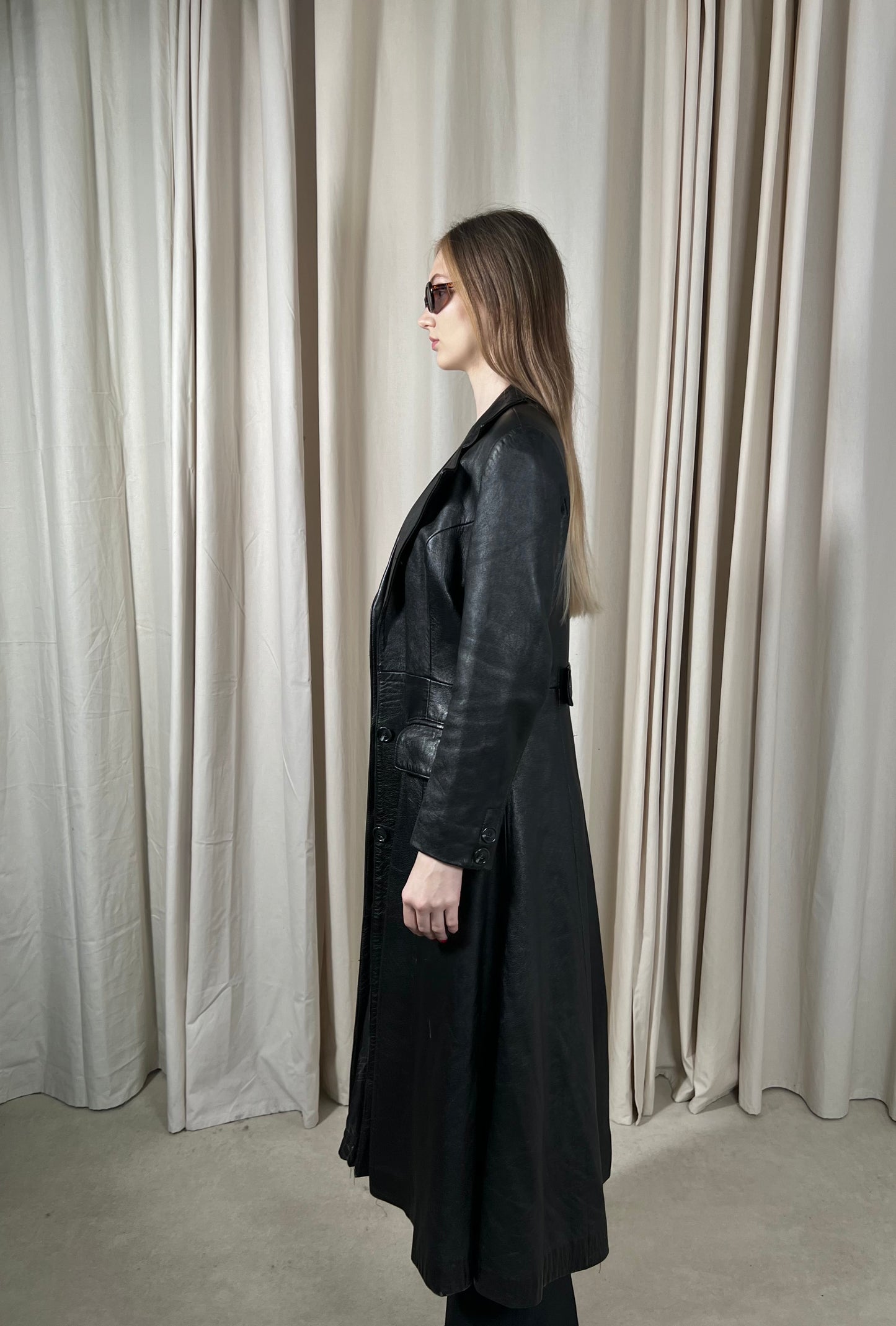 MATRIX natural leather coat
