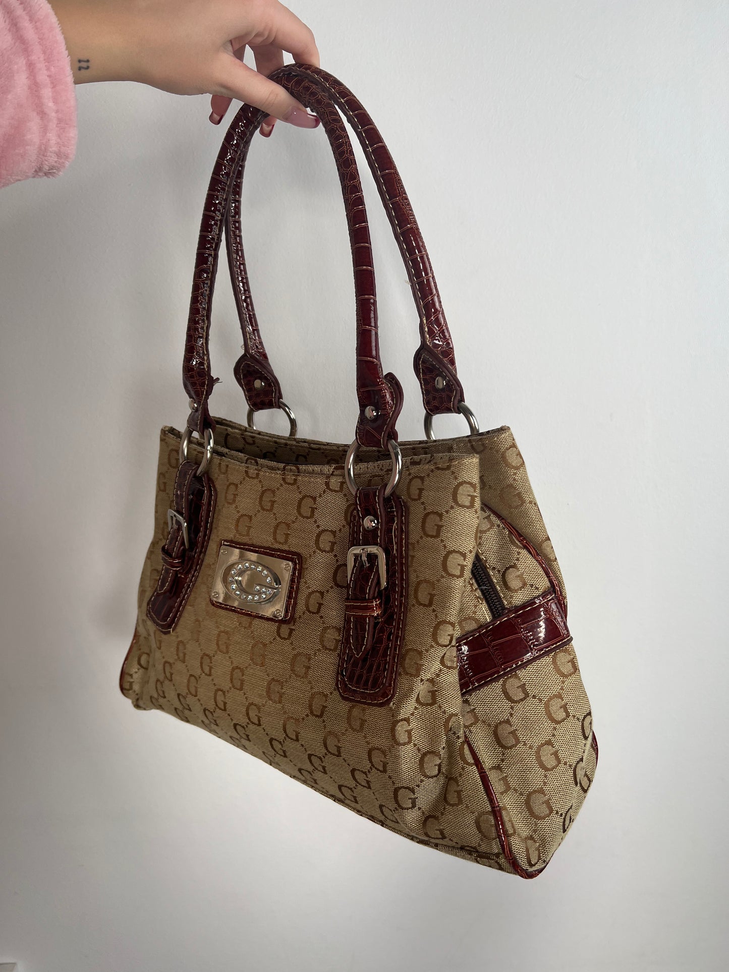Vintage torba w logowanie