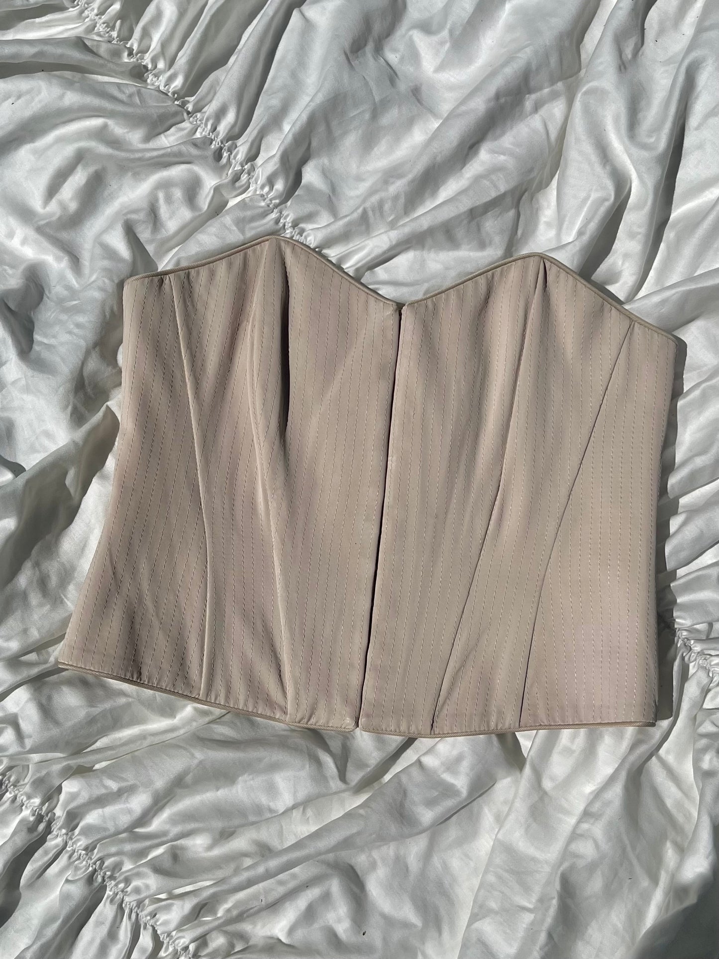 Beige corset | blouse