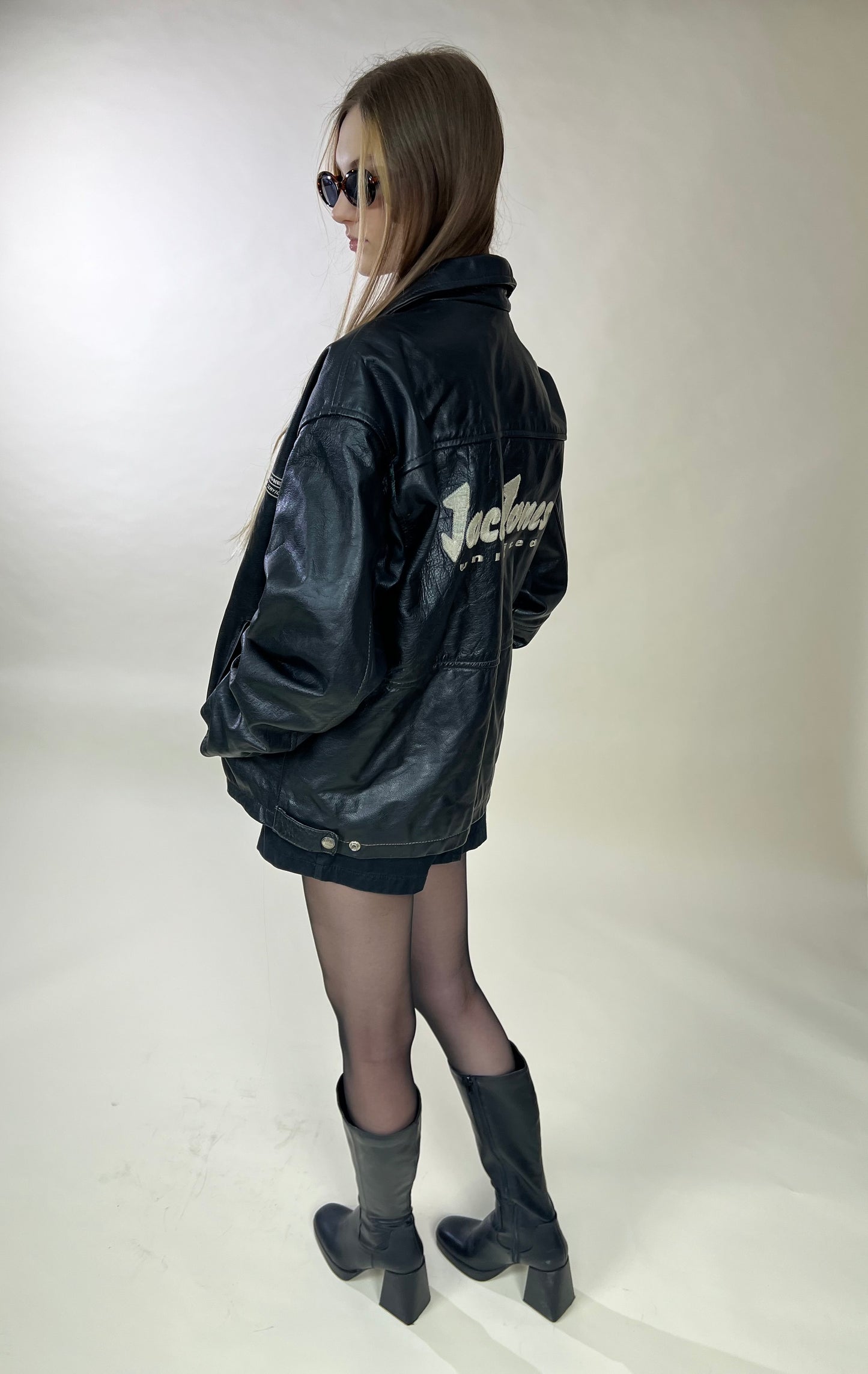 Natural leather jacket