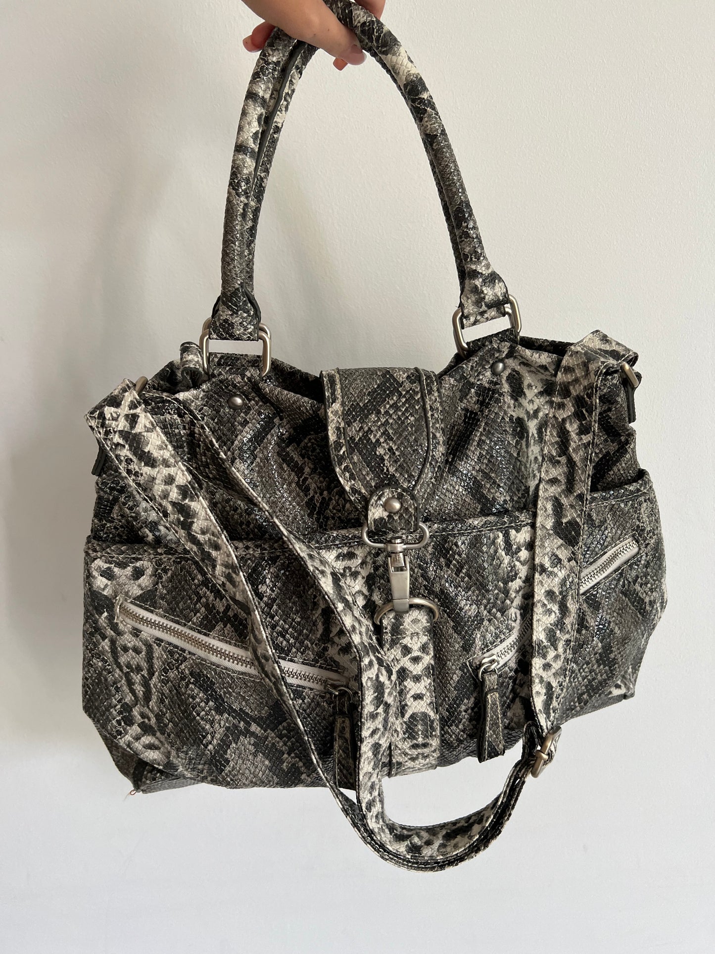 Snake pattern bag