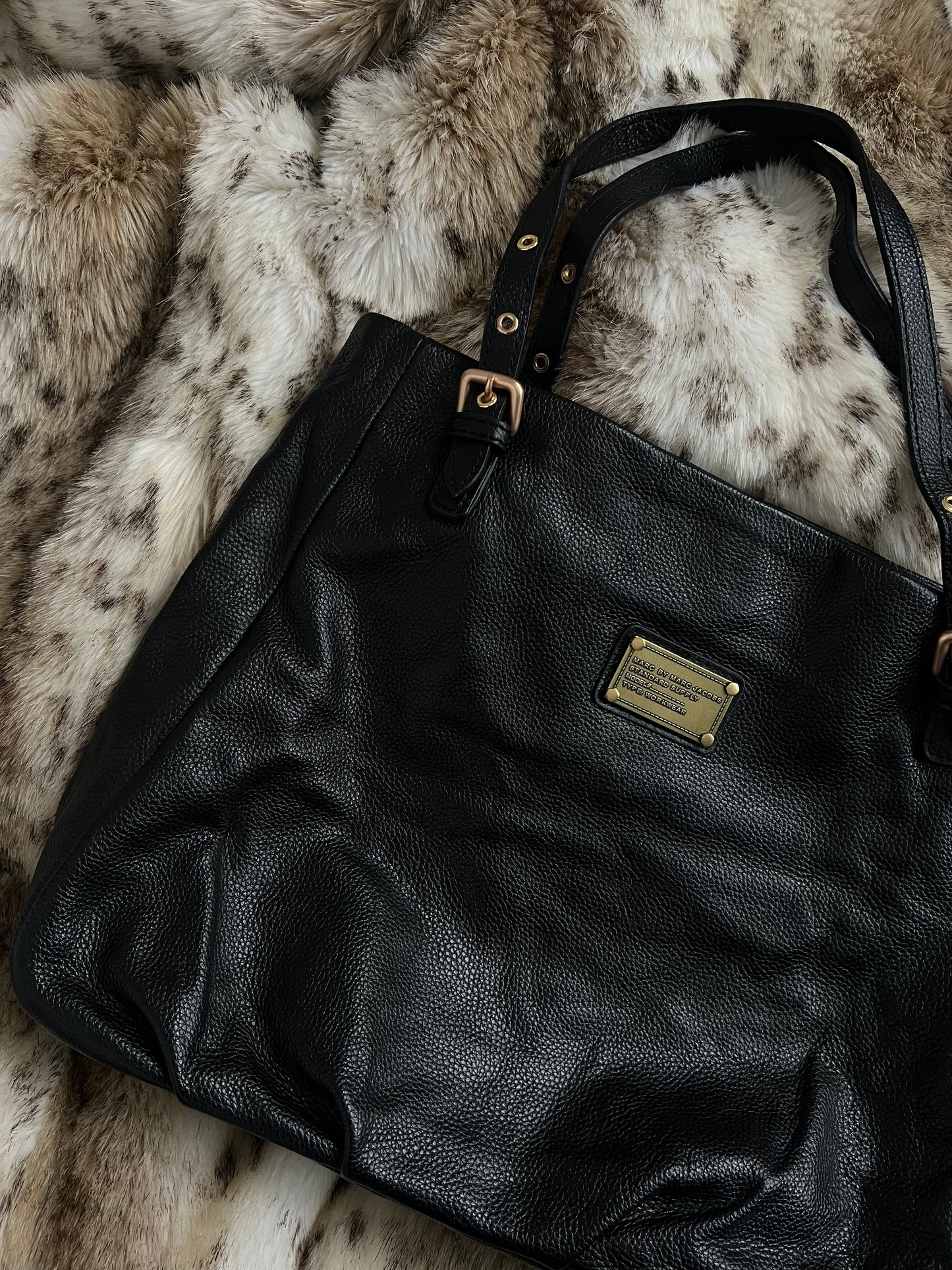 Natural leather bag