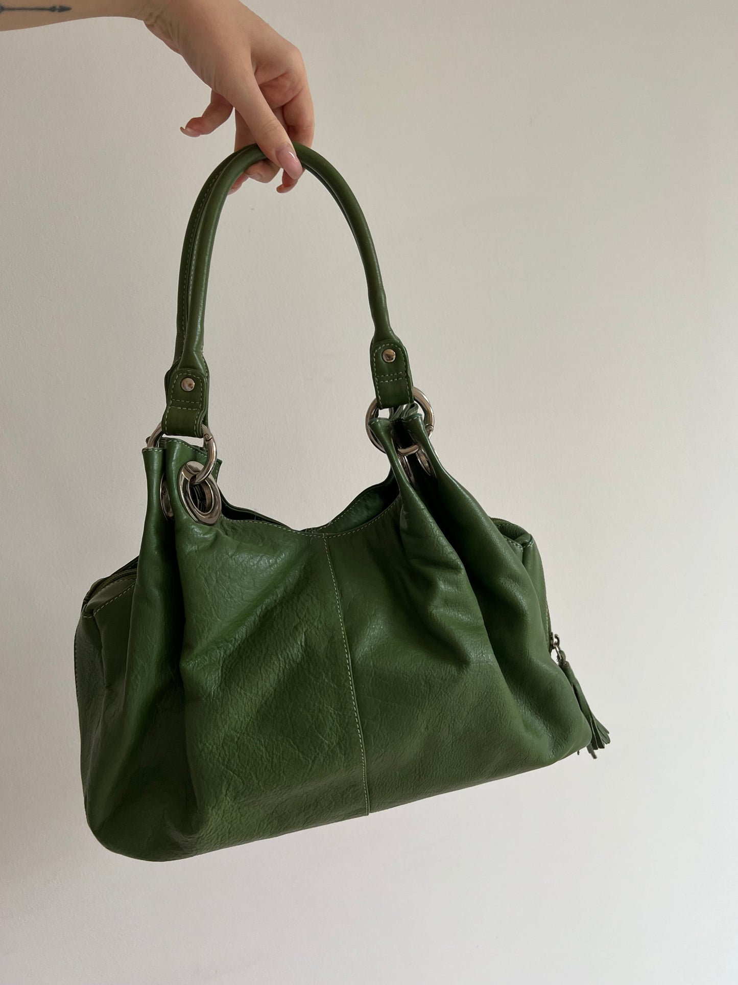 Natural leather bag