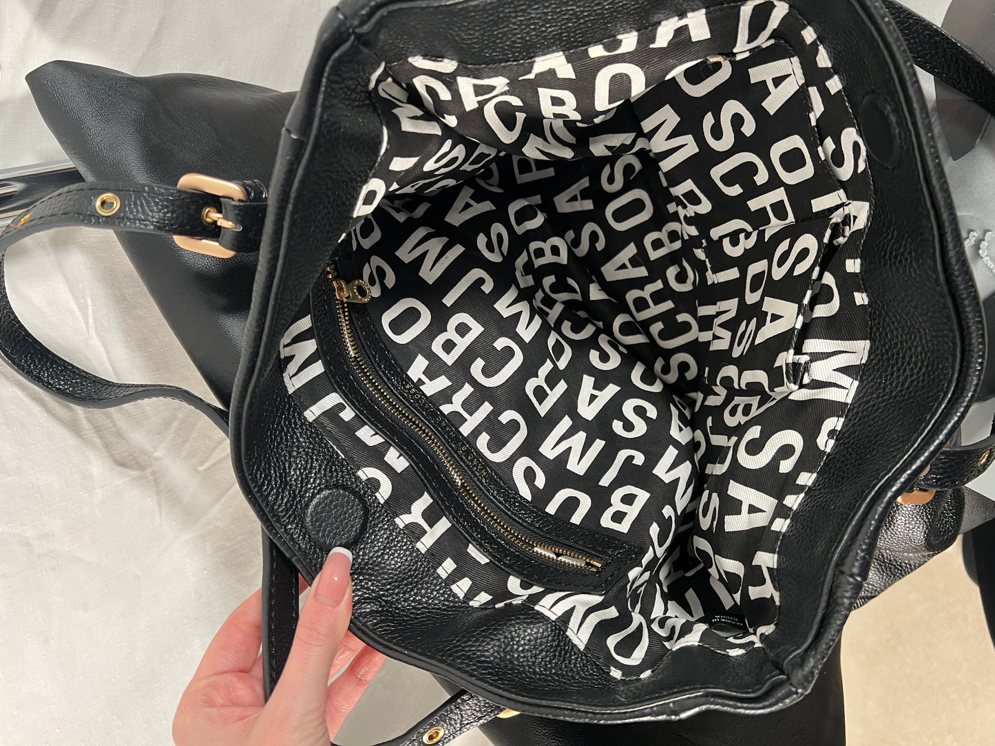 Natural leather bag