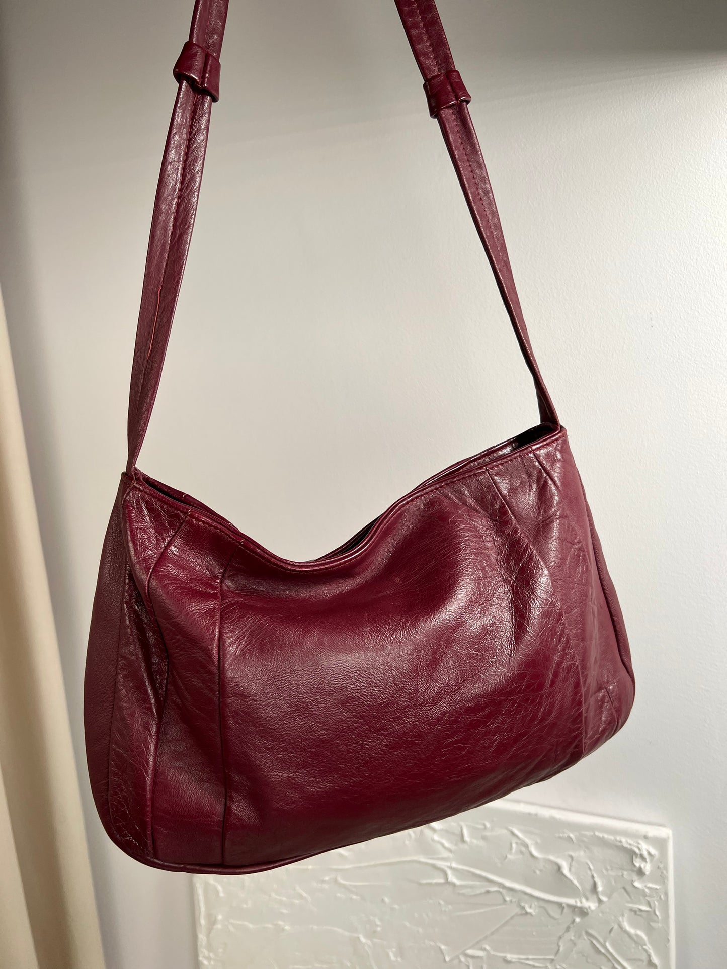 Burgundy bag