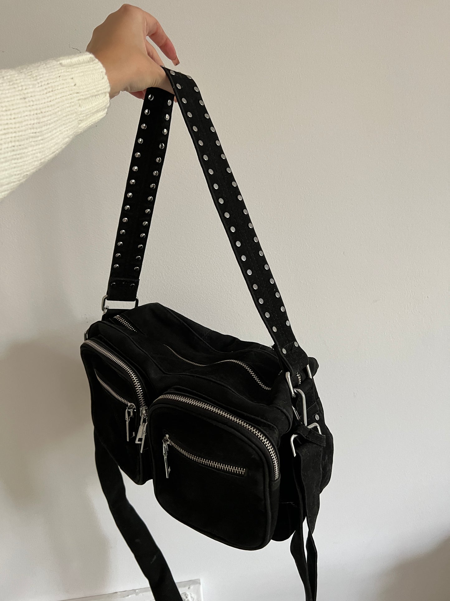 Suede bag