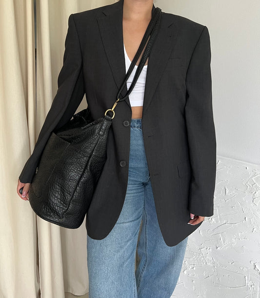 Torba worek ze skóry naturalnej