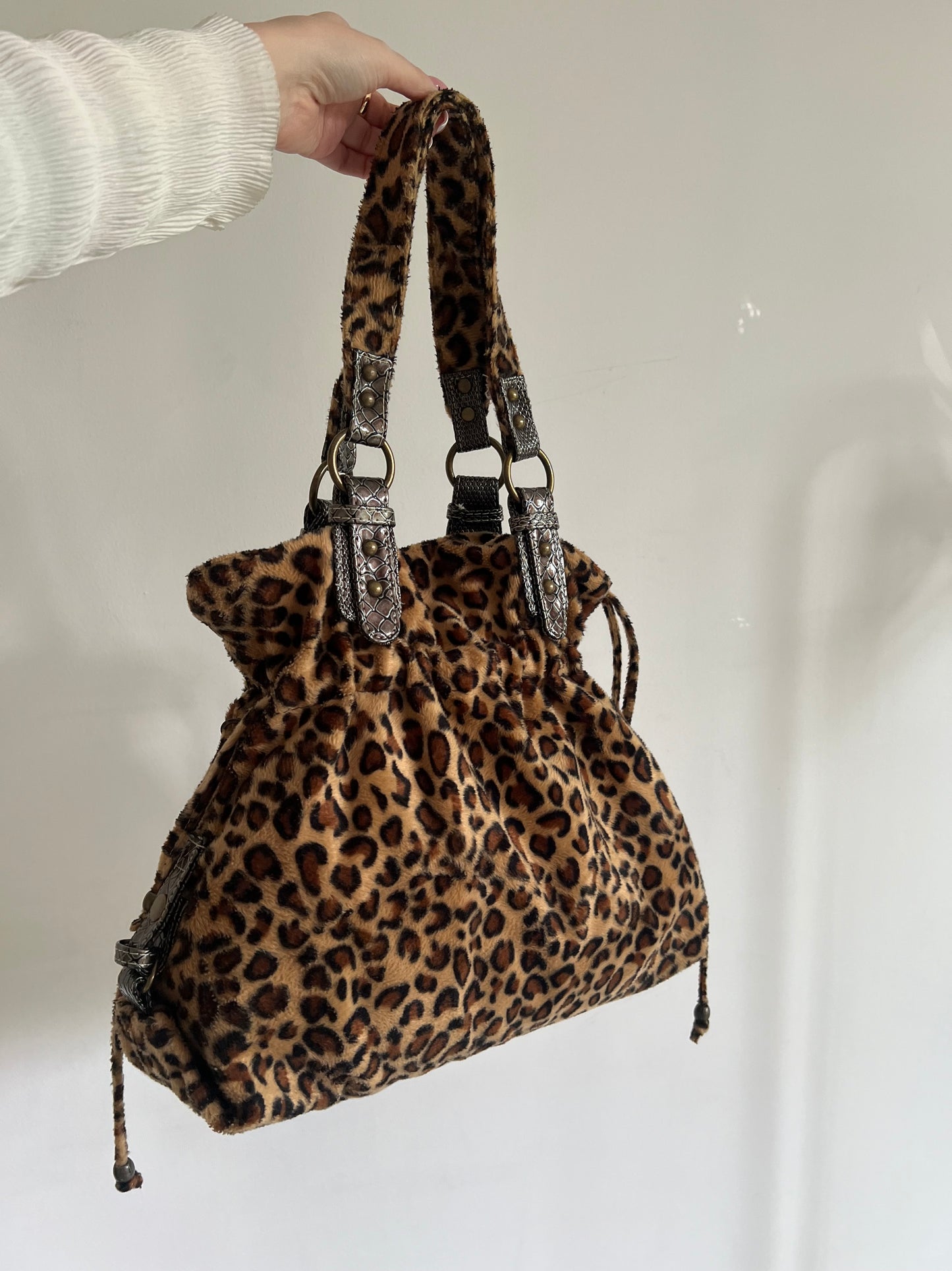 Leopard print bag