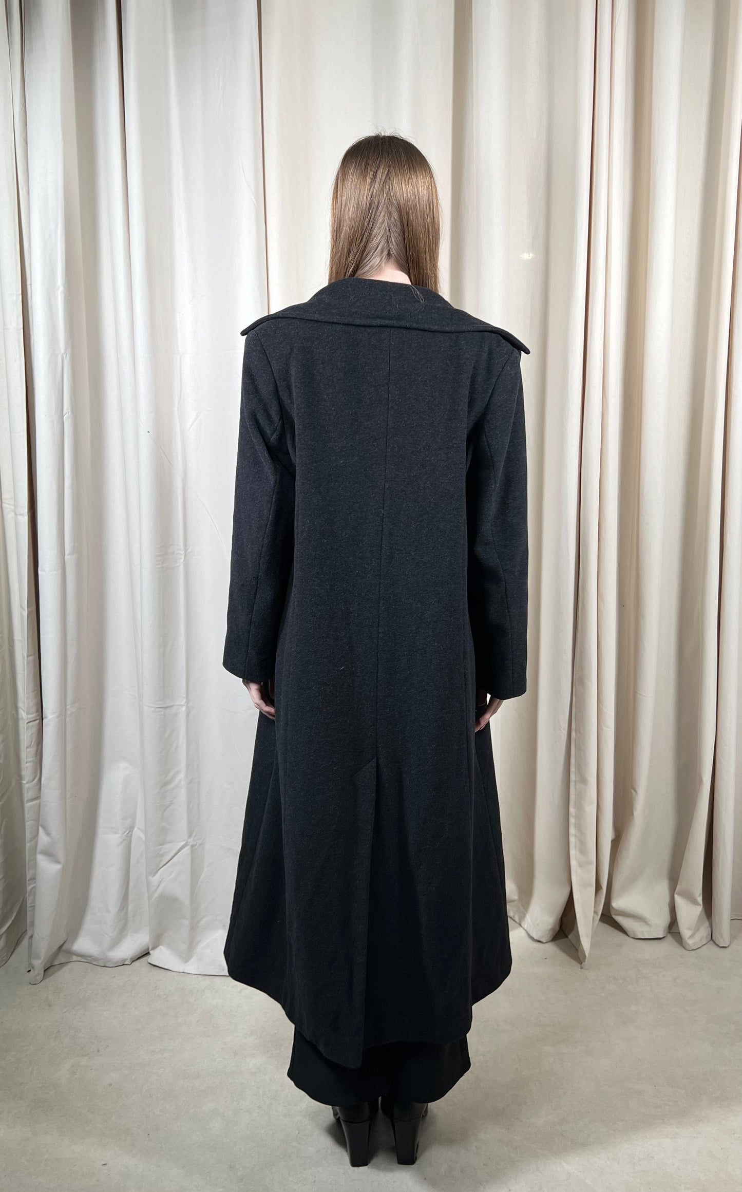 Gray coat 70% wool 10% cashmere