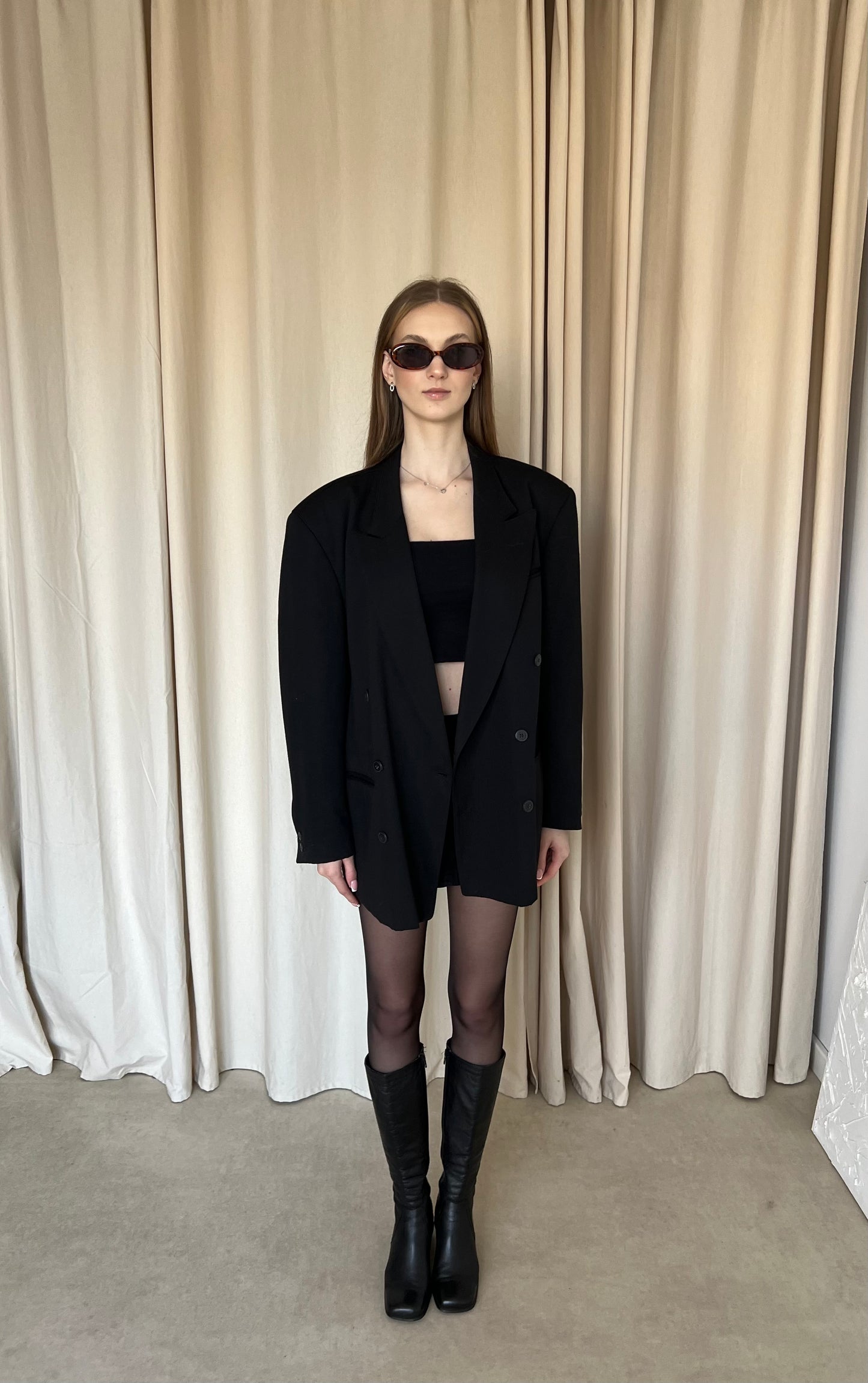 Black wool jacket