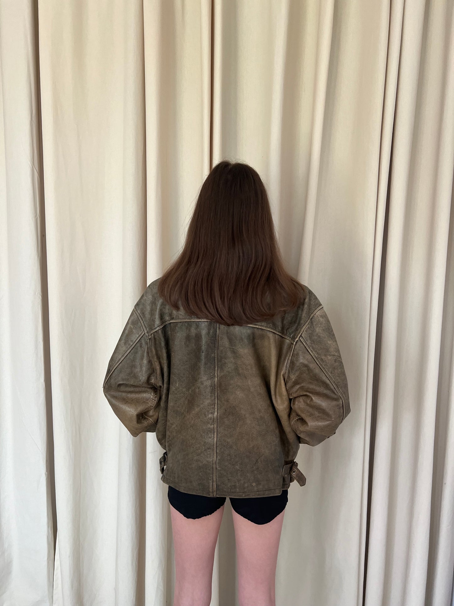 Jacket made of natural leather