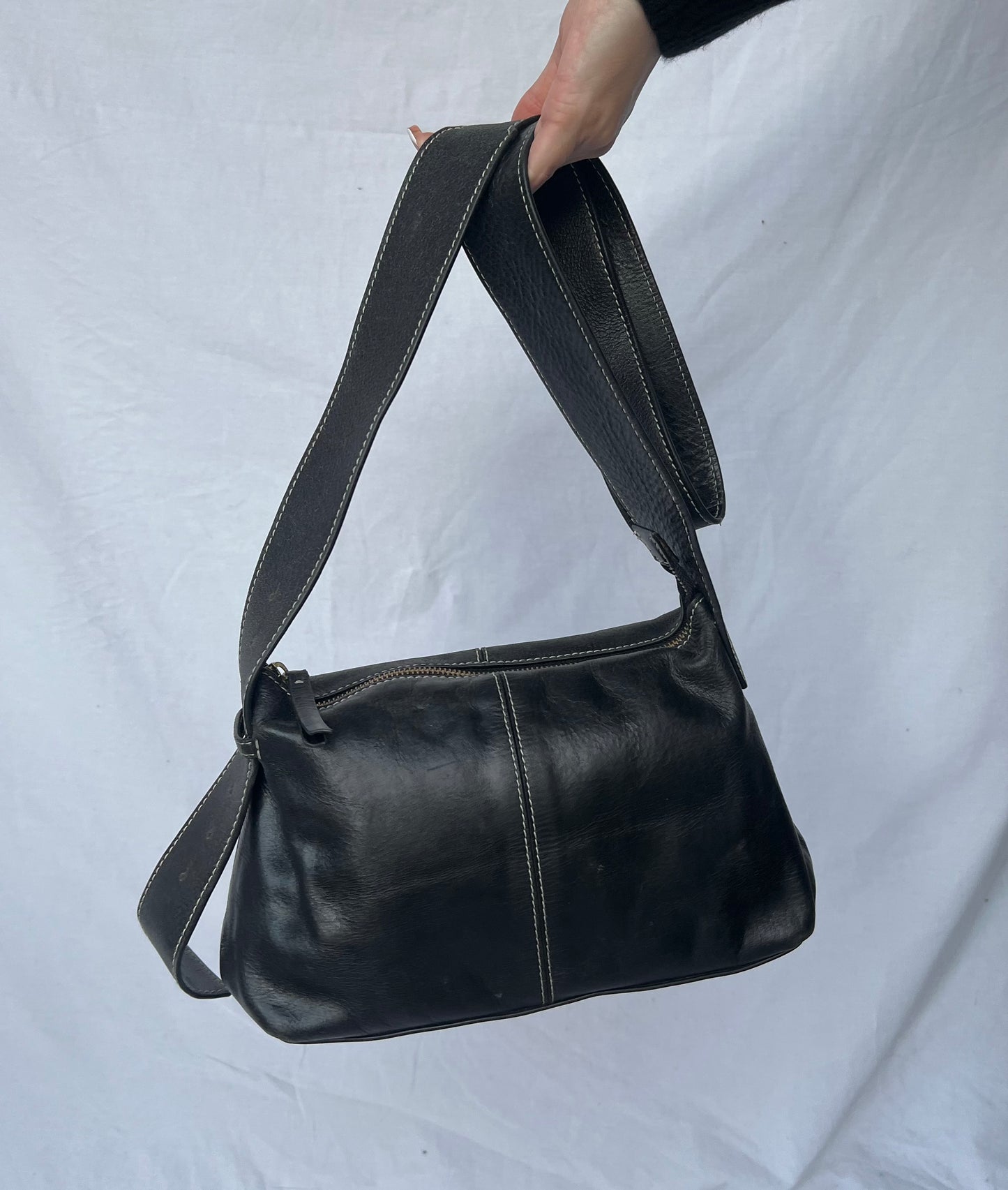 Natural leather bag