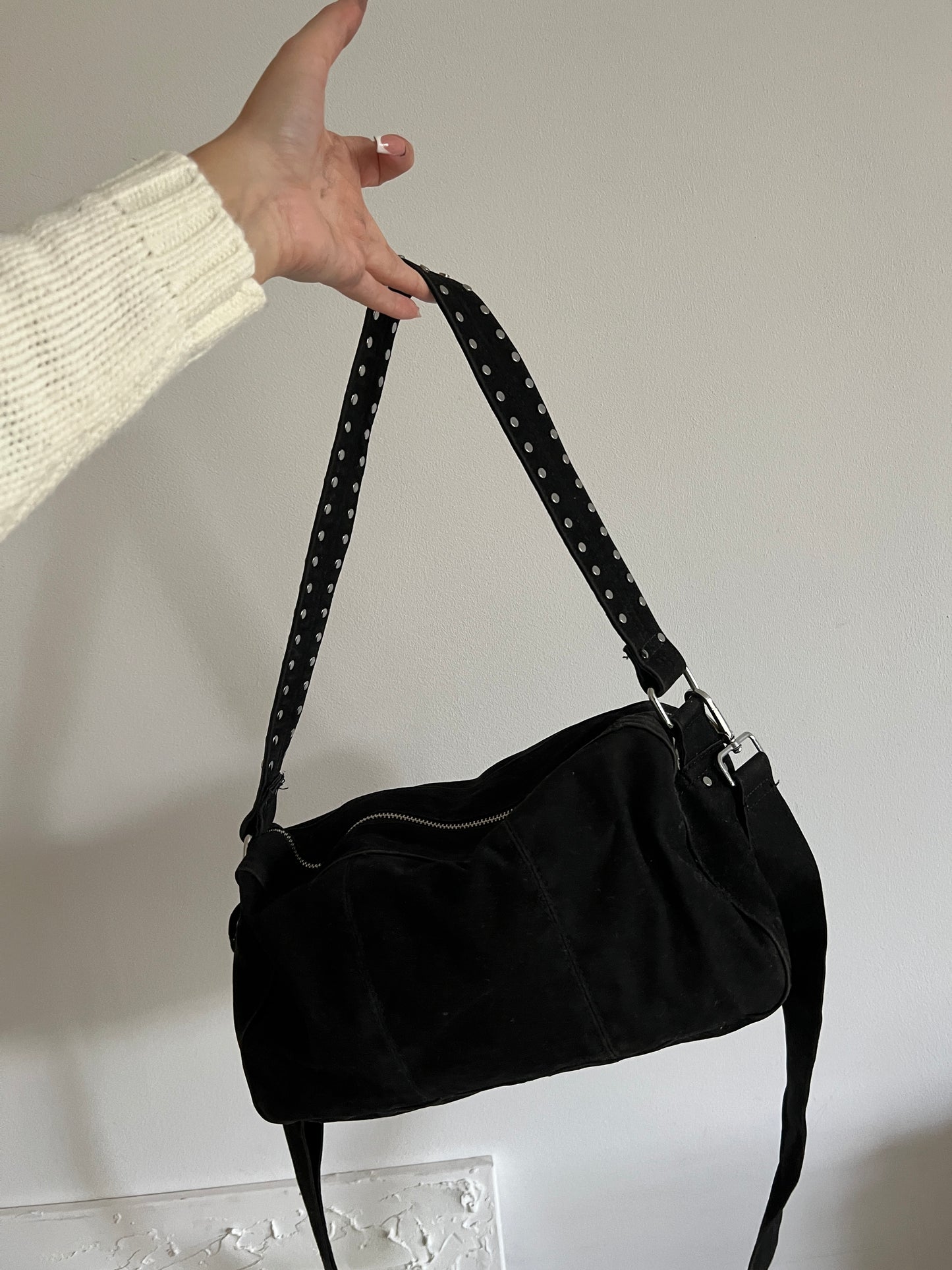 Suede bag